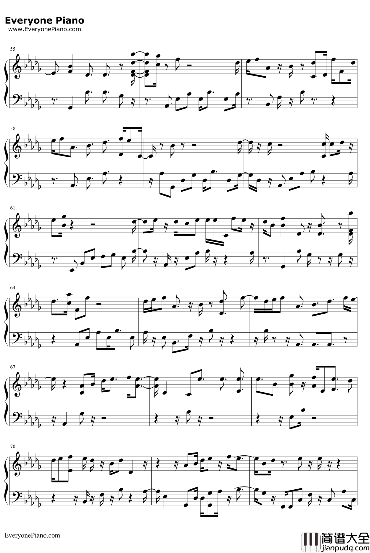 What_U_Do钢琴谱_EXO