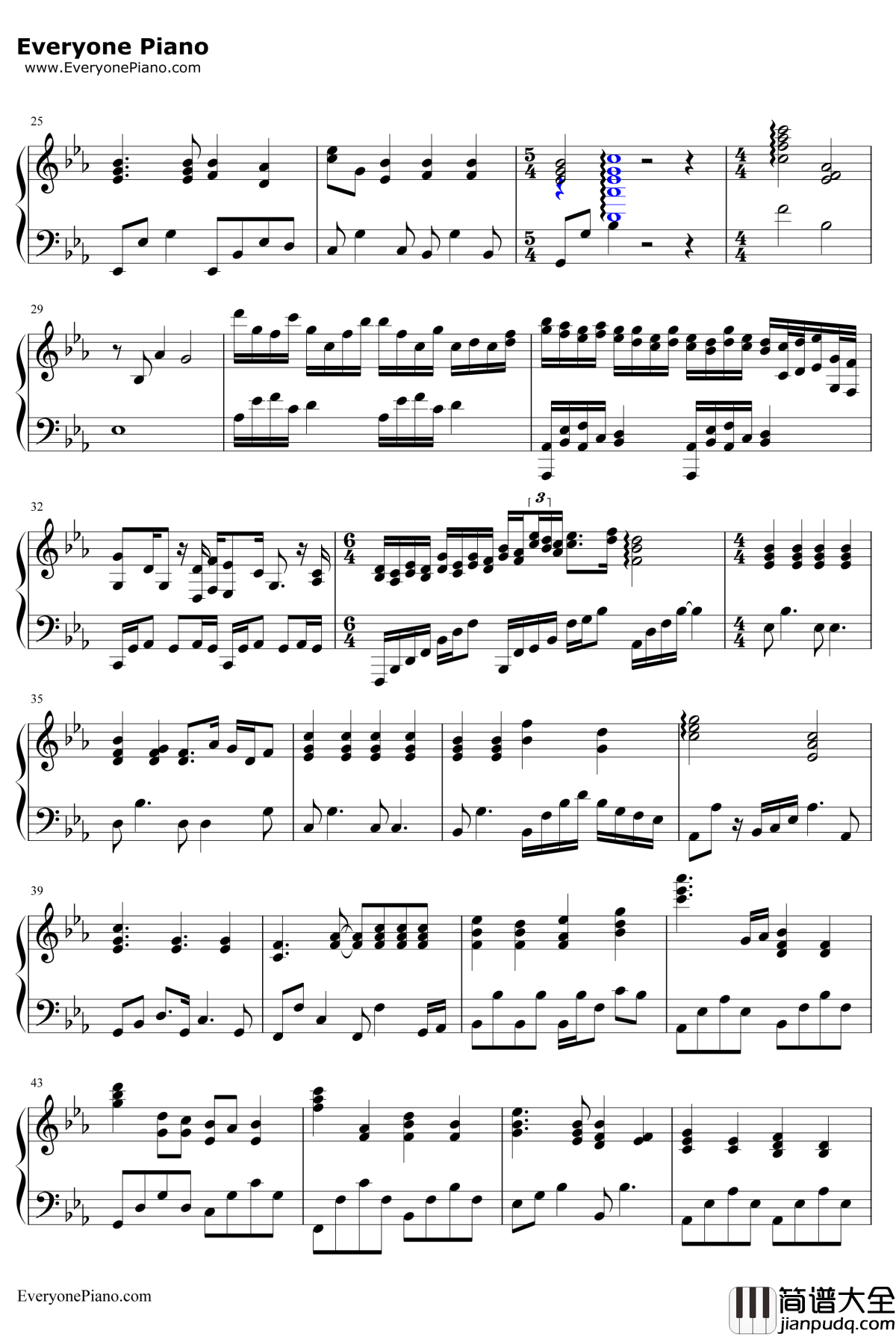 以后别做朋友钢琴谱_周兴哲_16个夏天片尾曲