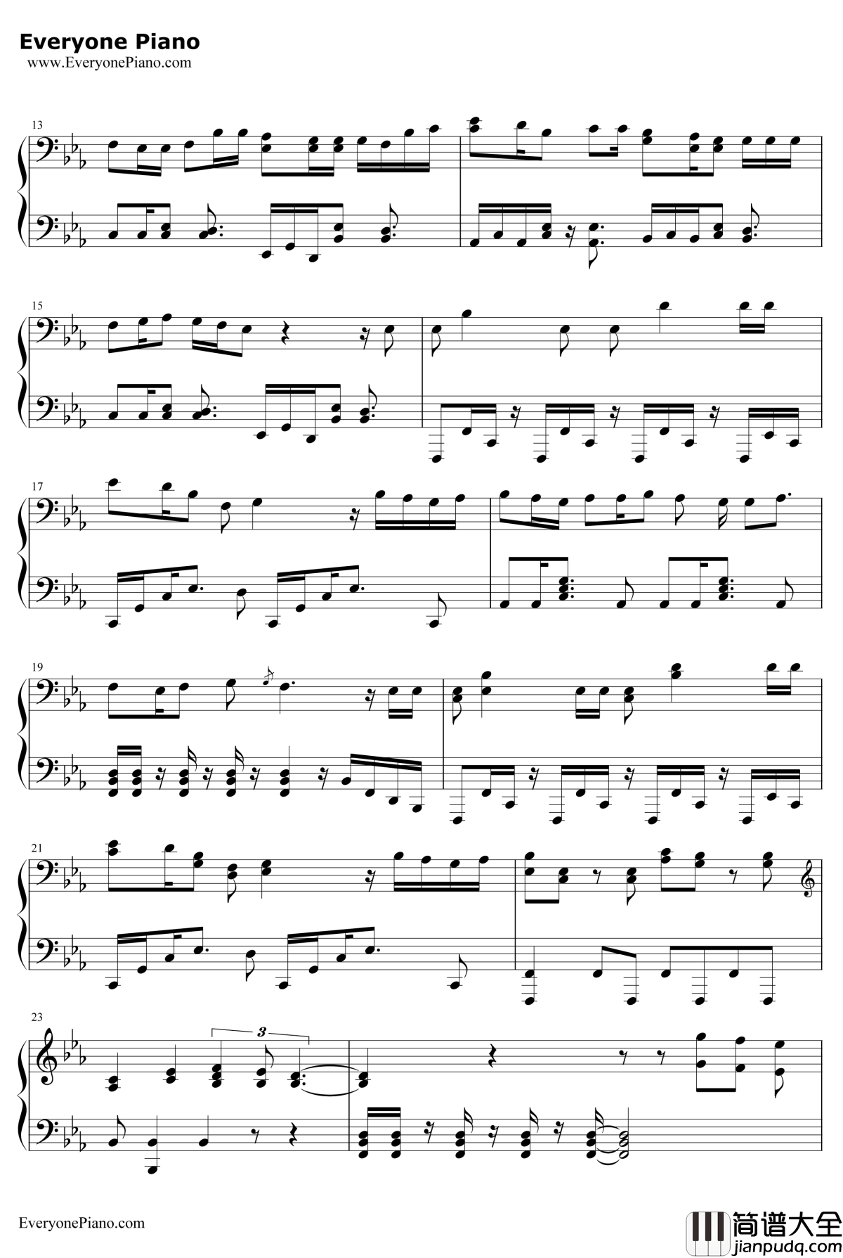 ピースサイン钢琴谱_米津玄师_我的英雄学院第二季OP