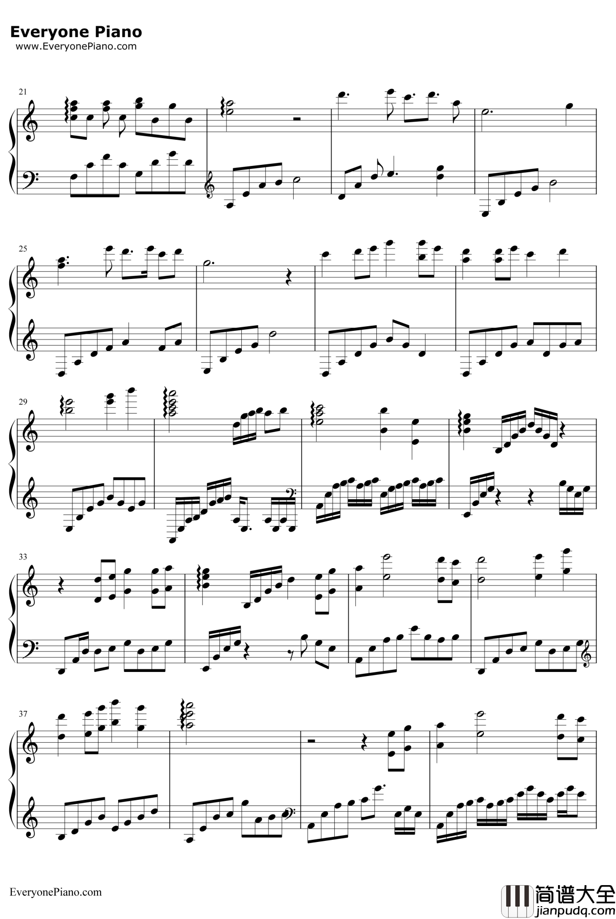 唐门唐家堡钢琴谱_西山居_剑网3唐门背景音乐