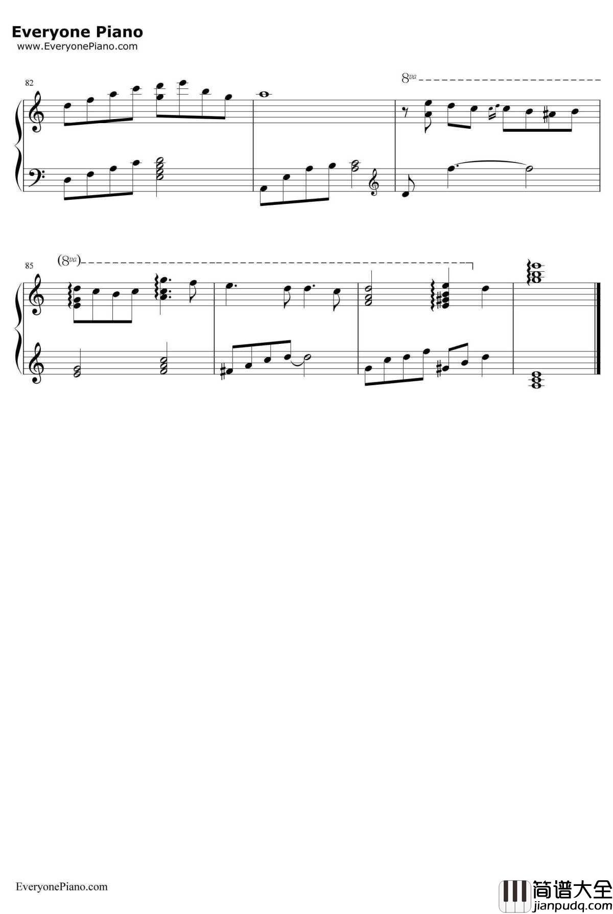 更替的四季钢琴谱_久石让JoeHisaishi宫崎骏_ChangingoftheSeasons