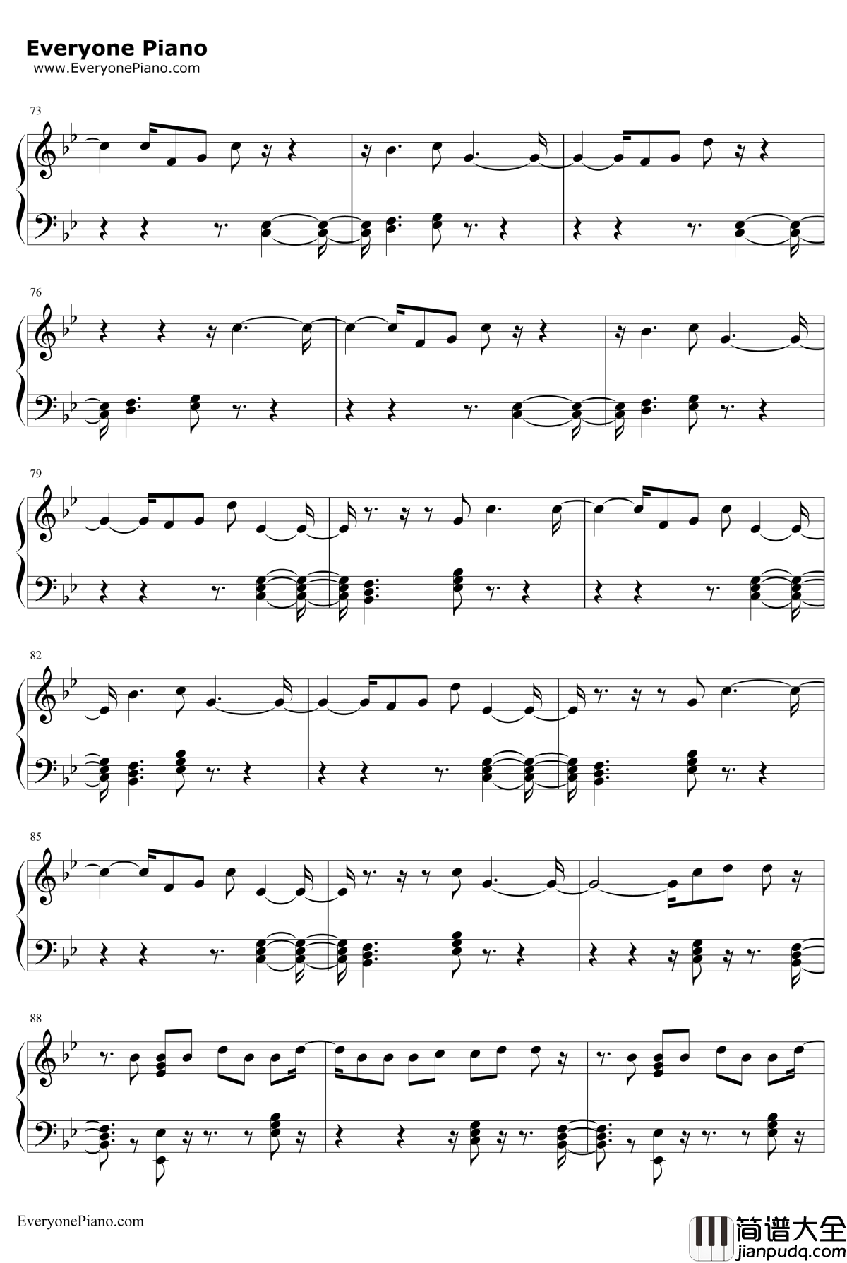 Would_You_Ever钢琴谱_SkrillexPooBear