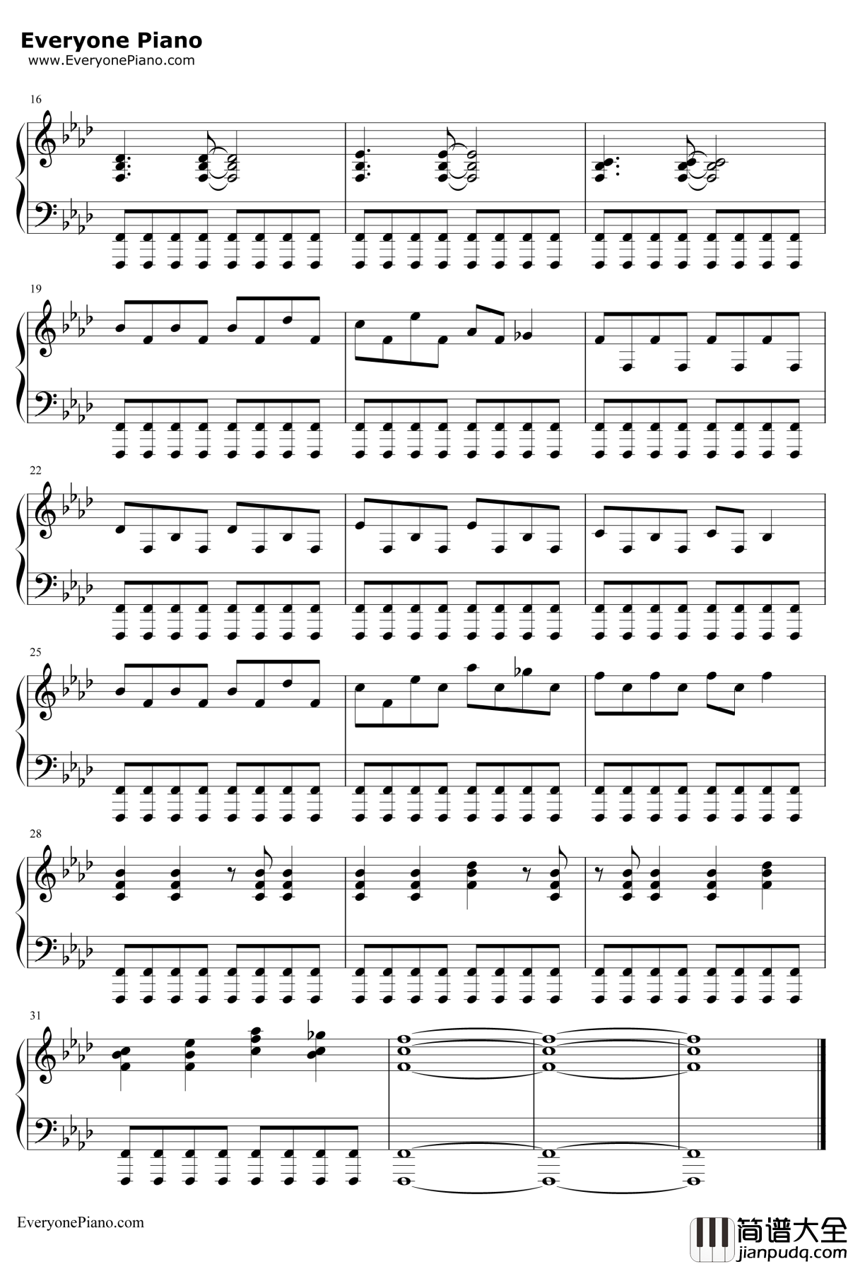 Rickand_Morty_Theme_Song钢琴谱_RyanElder_瑞克与莫蒂主题曲