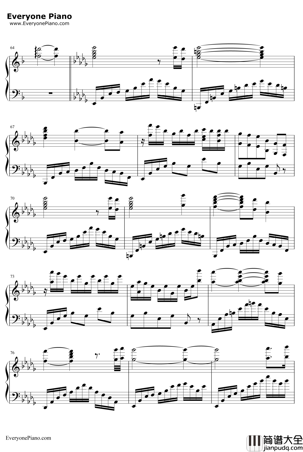 Beyond_Rangoon_Waters_of_Irrawaddy钢琴谱_马克西姆