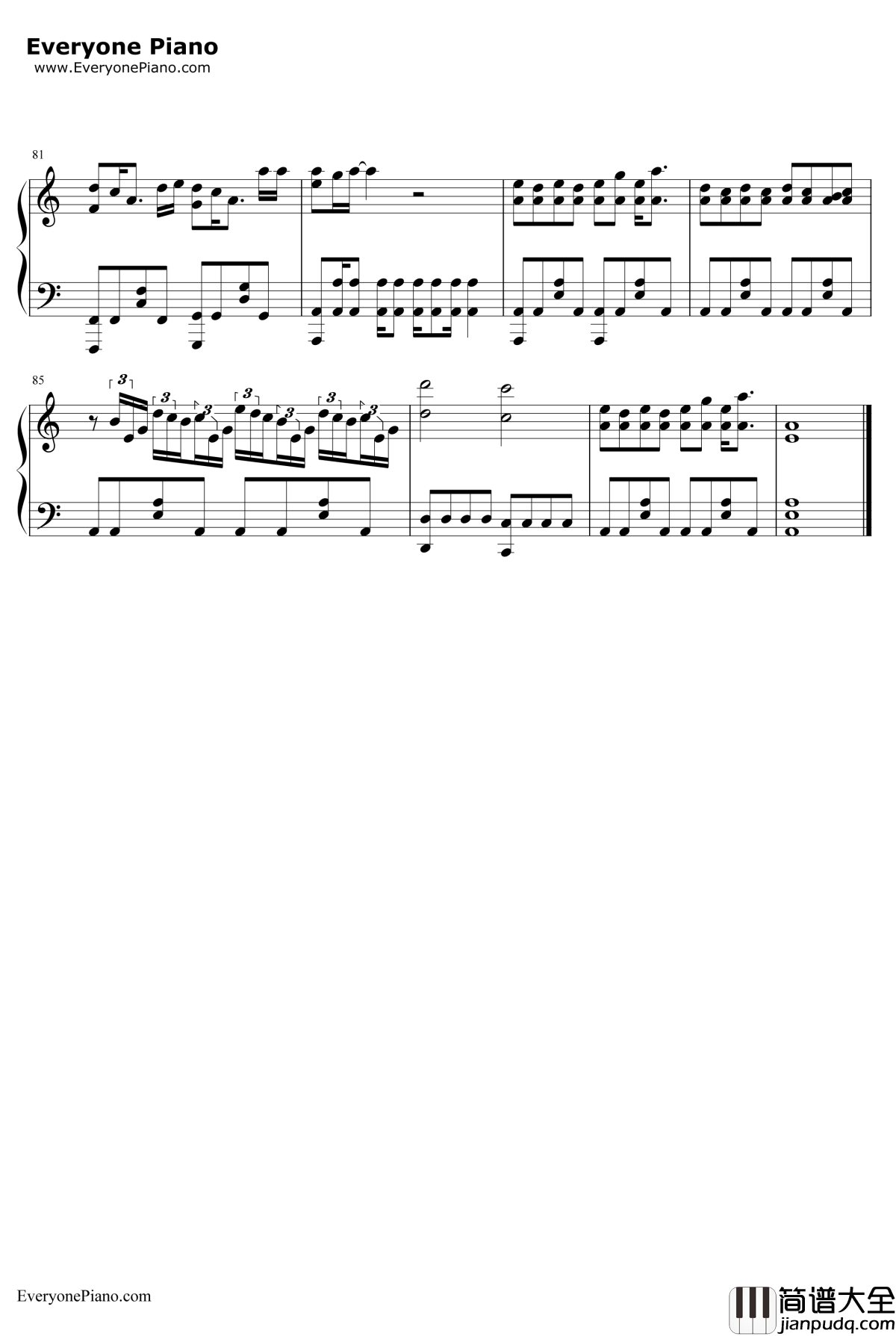 将军令钢琴谱_五月天_黄飞鸿之英雄有梦原声音乐