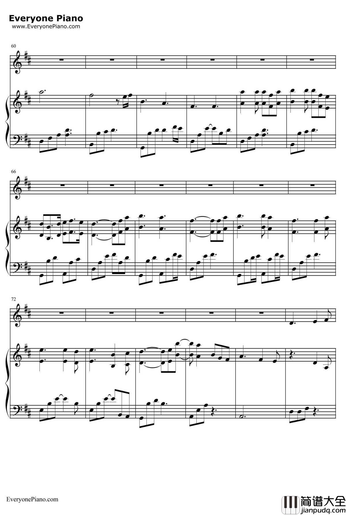 成都钢琴谱_赵雷_弹唱版