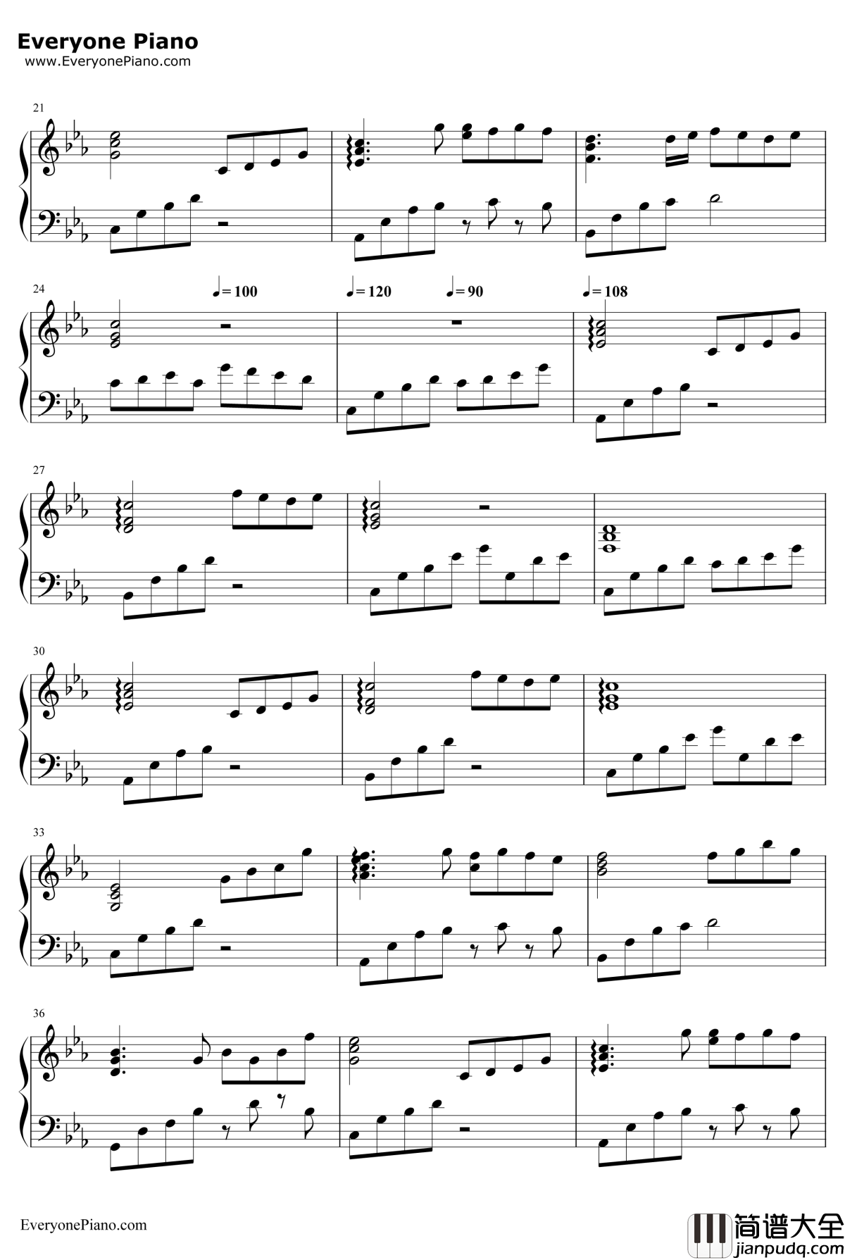 夜的钢琴曲5钢琴谱_石进_华丽版