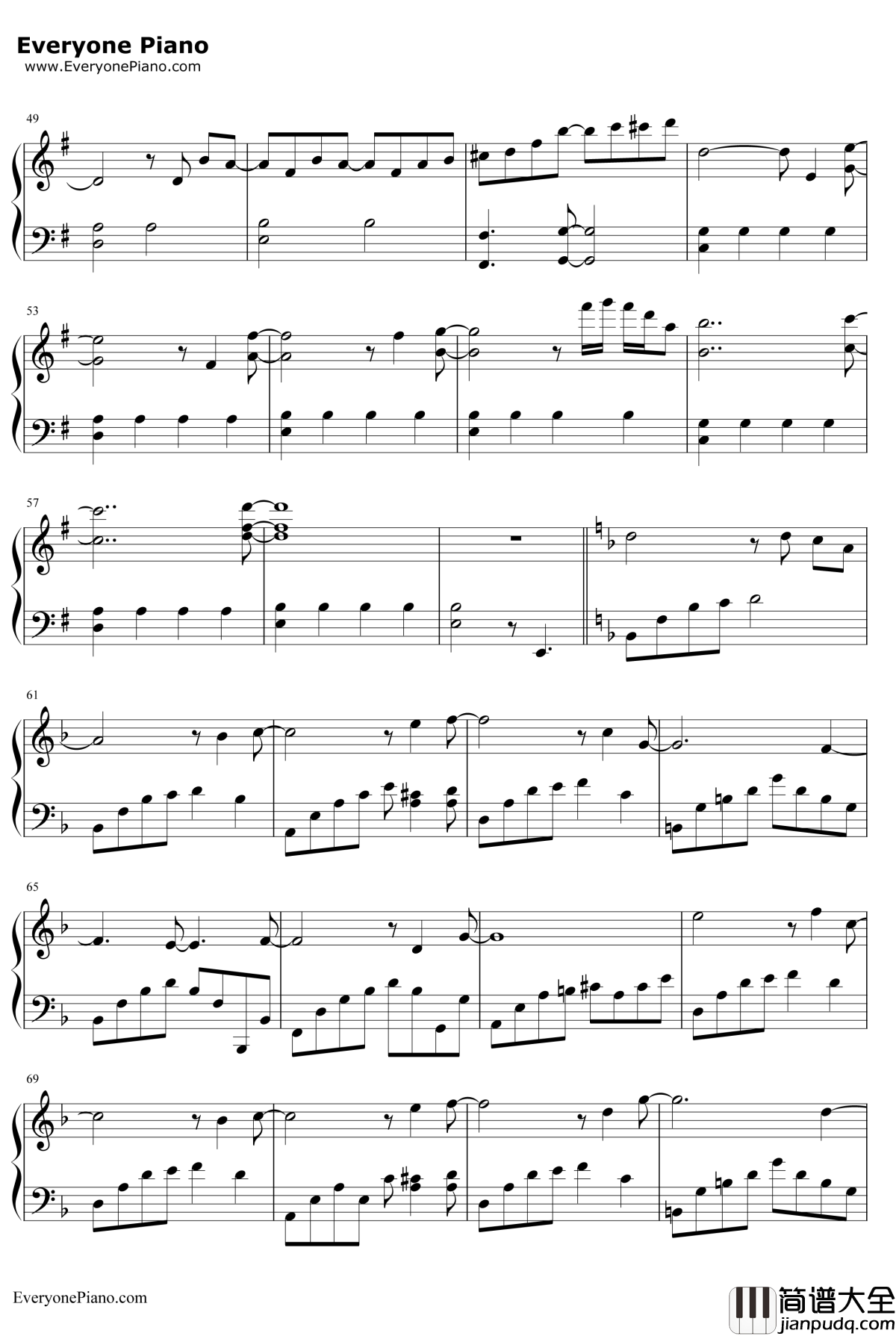 Healer钢琴谱_LeePil_ho_韩剧Healer插曲