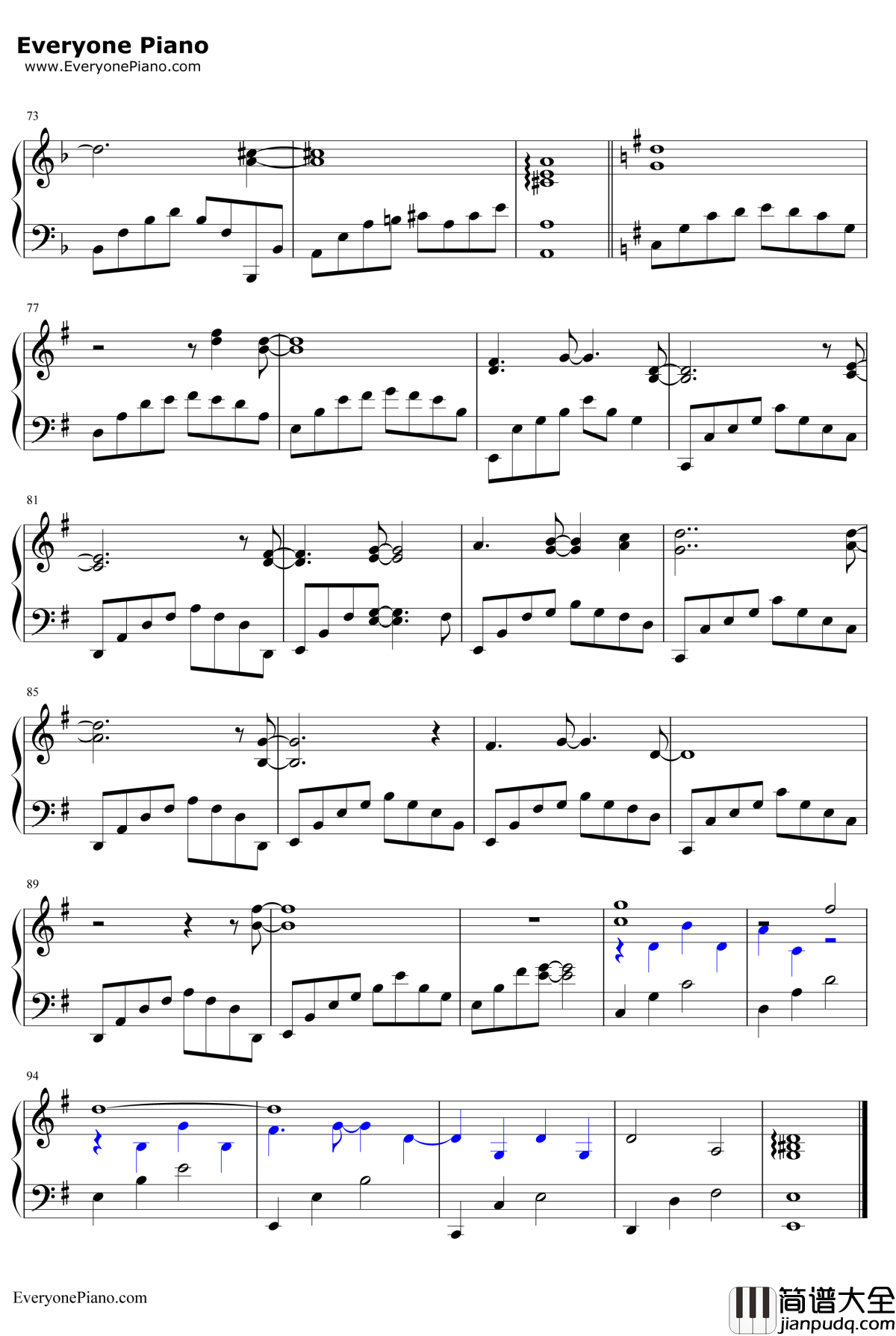 Healer钢琴谱_LeePil_ho_韩剧Healer插曲