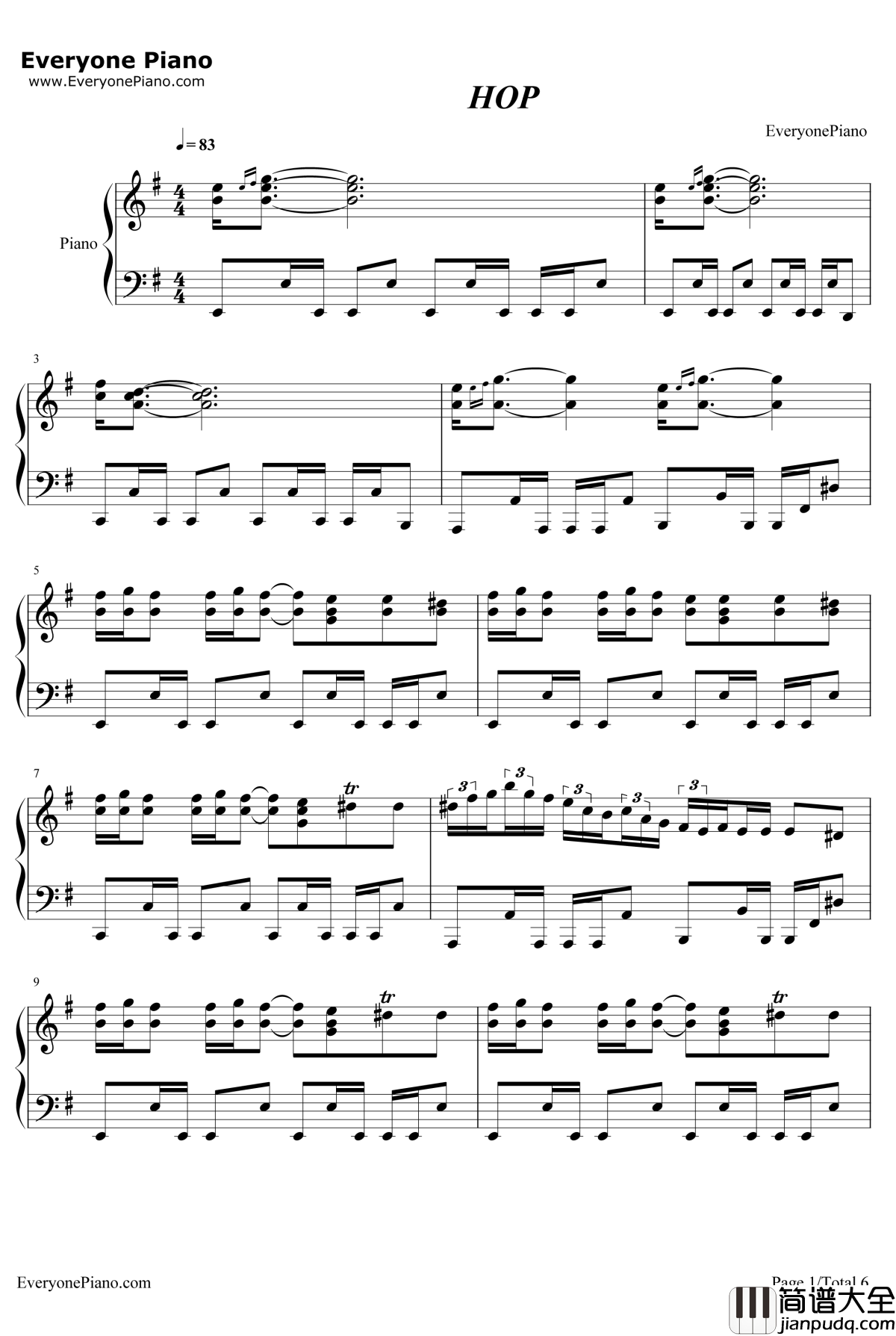 Hop钢琴谱__Azis