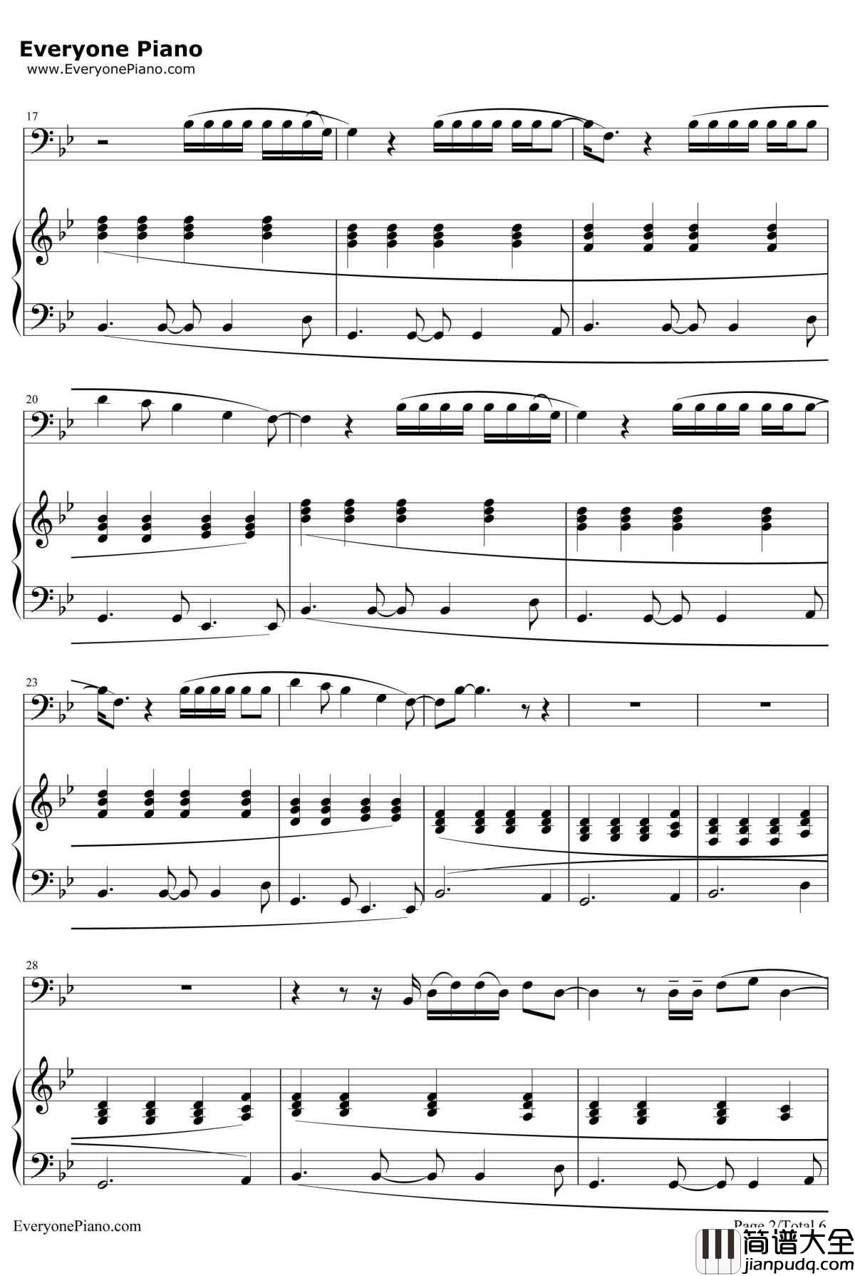 Just_A_Little_Bit_Of_Your_Heart钢琴谱_ArianaGrande