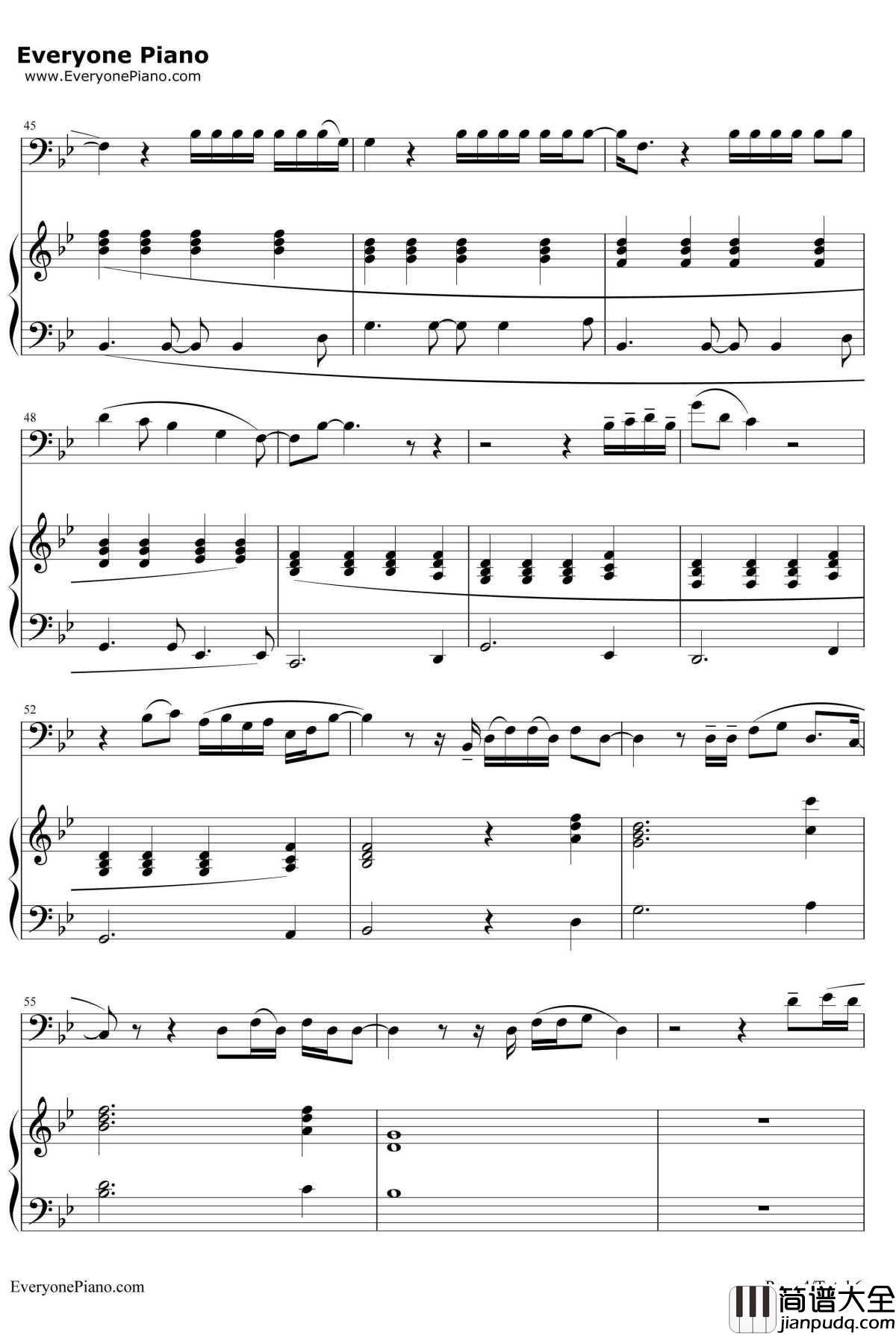 Just_A_Little_Bit_Of_Your_Heart钢琴谱_ArianaGrande