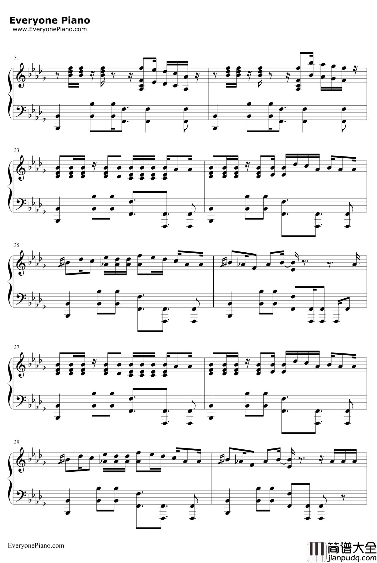 砂の惑星钢琴谱_初音ミクハチ