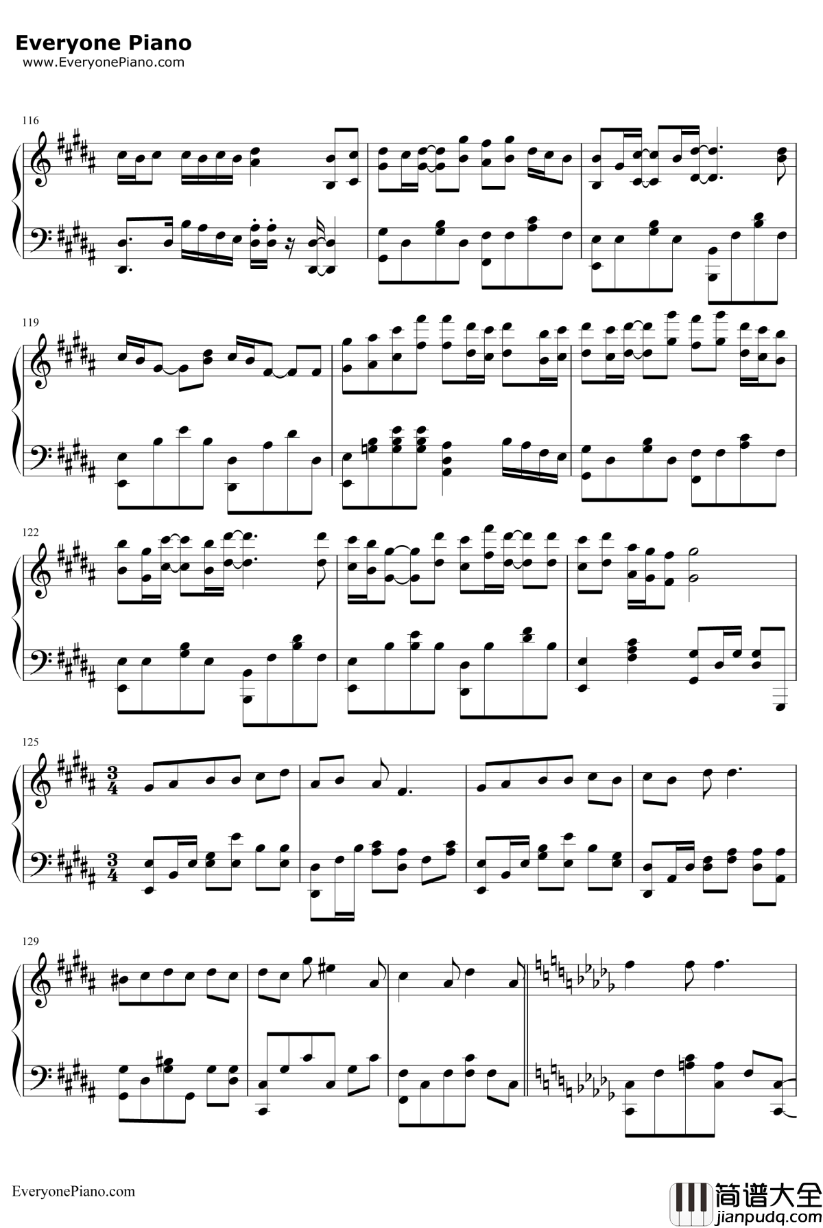 灵契钢琴谱_Assen捷五音Jw_盗墓笔记