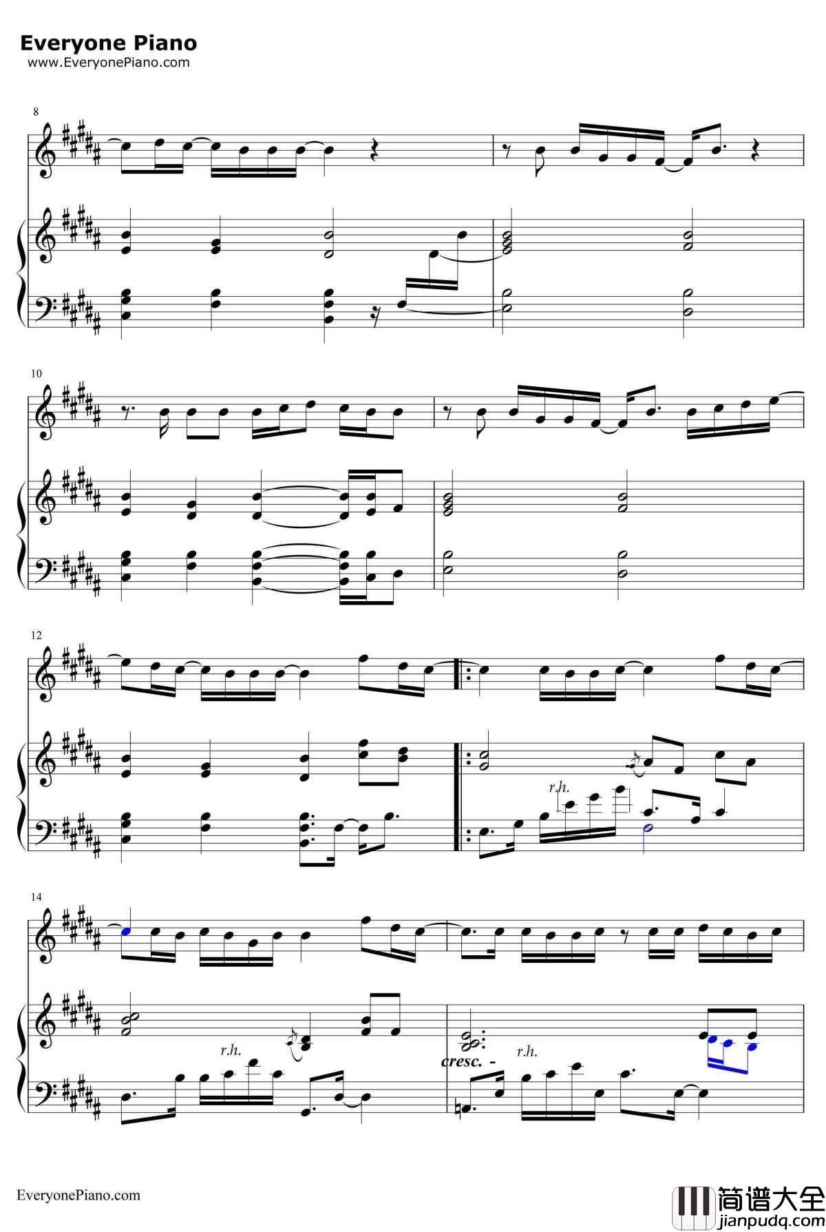 虹钢琴谱_二宫和也