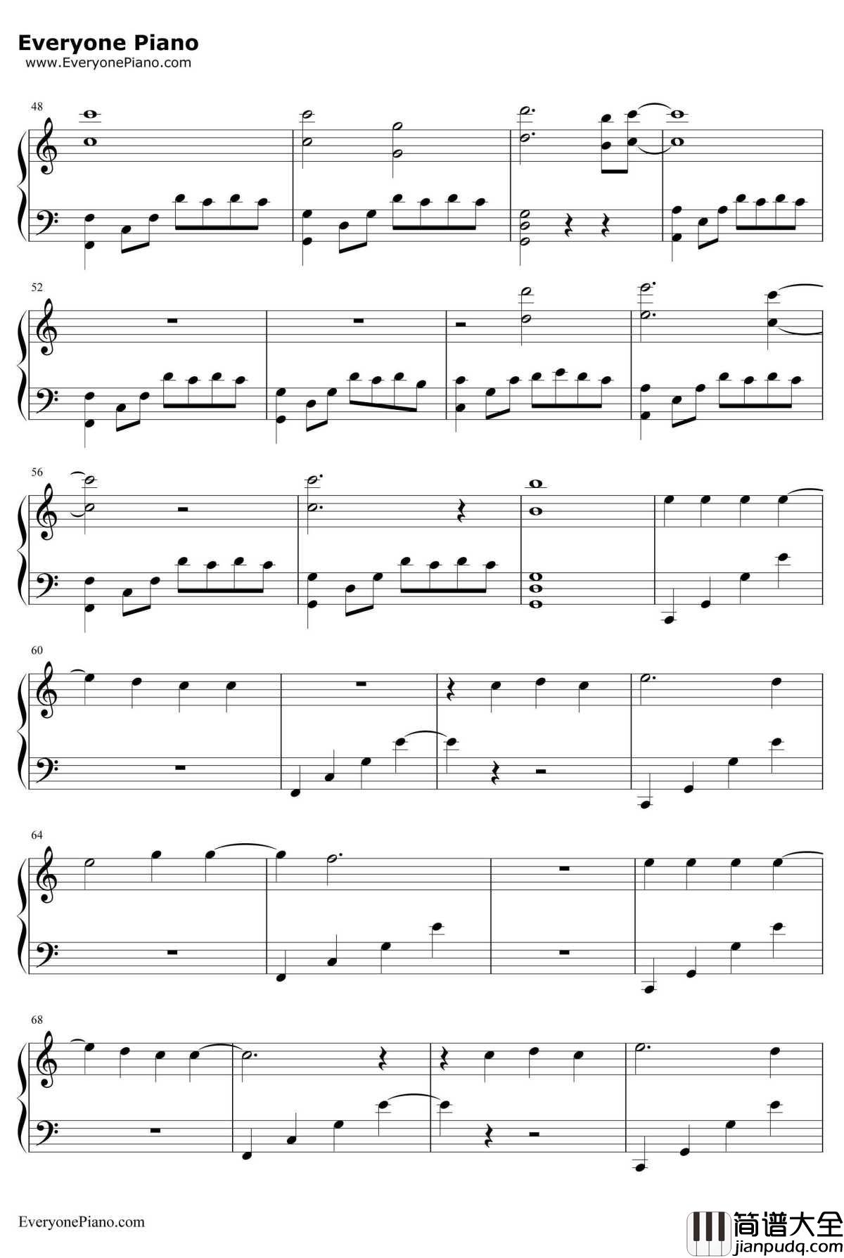 Shadow_of_Love钢琴谱_OLIVIA_NANA插曲