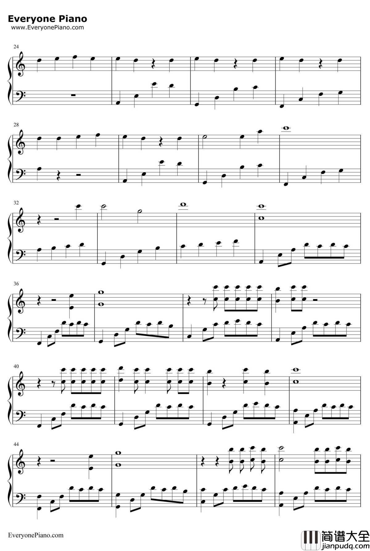 Shadow_of_Love钢琴谱_OLIVIA_NANA插曲