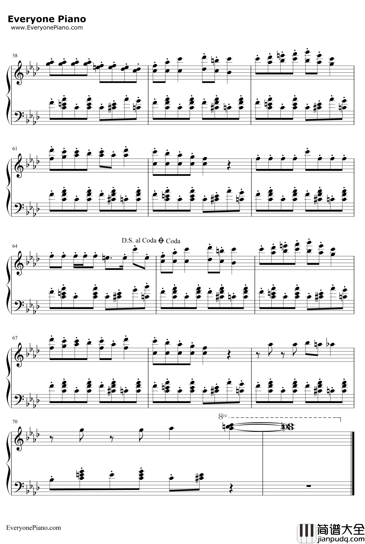 神经病之歌钢琴谱_洛天依