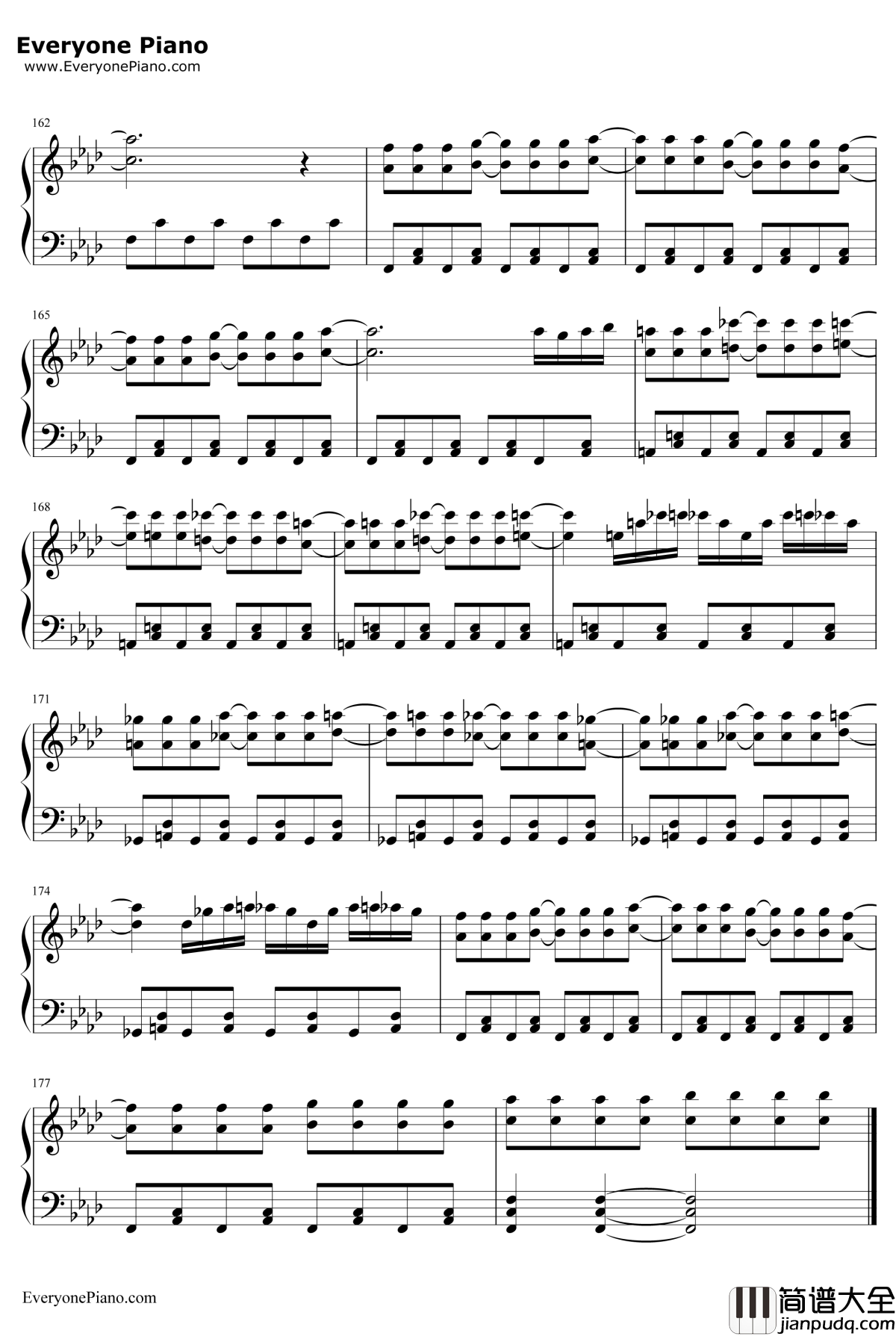 少女幻葬~Necro钢琴谱_东方Project_Fantasy_东方妖妖梦八云蓝主题曲