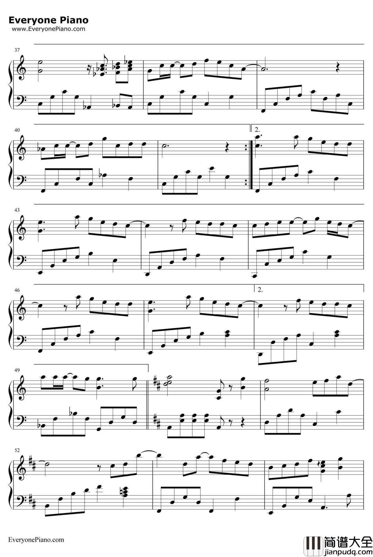 非你莫属钢琴谱_TANK