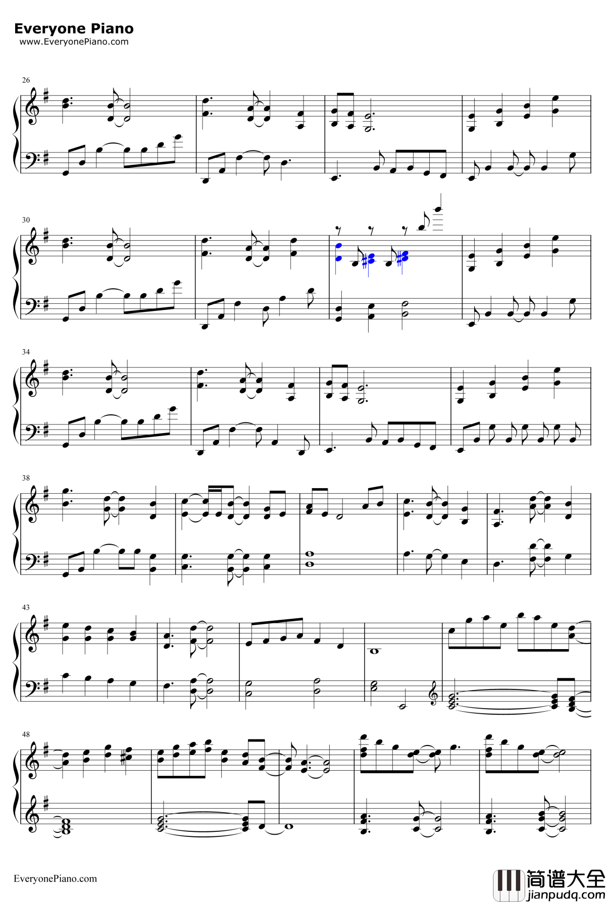 晨星钢琴谱__林海