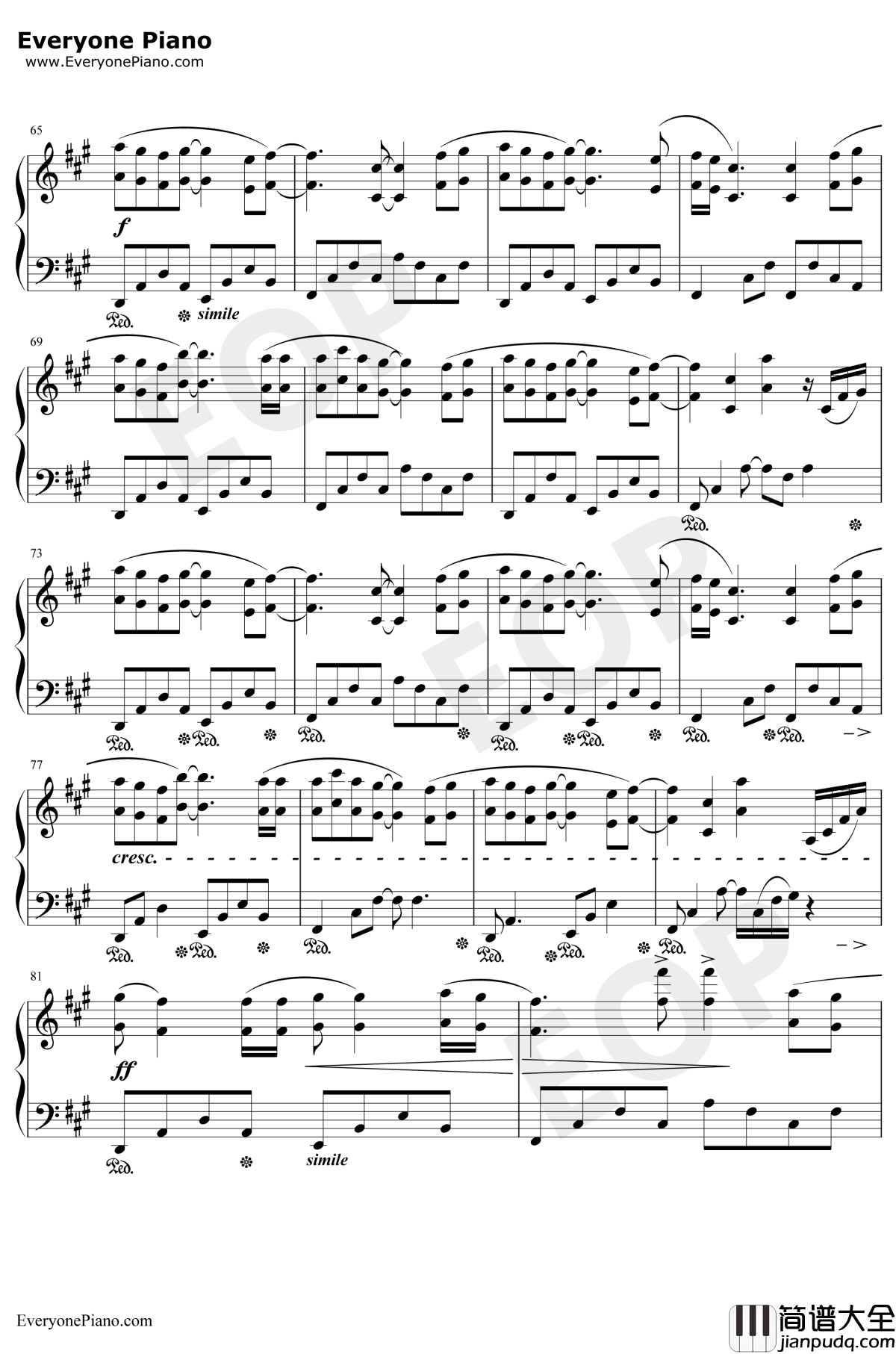 Mirage钢琴谱_DJOkawari_海市蜃楼