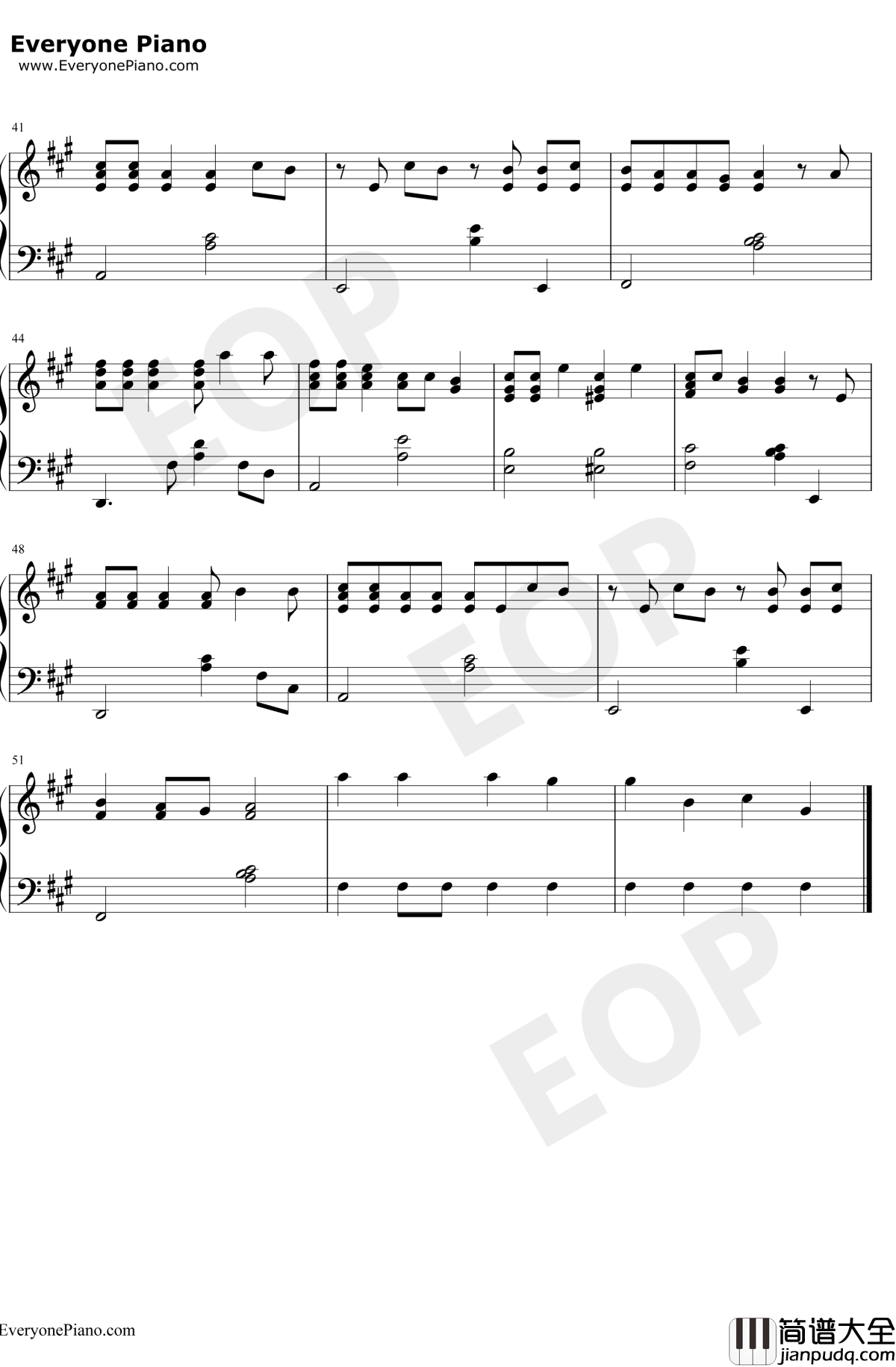 さよならごっこ钢琴谱_amazarashi_多罗罗ED