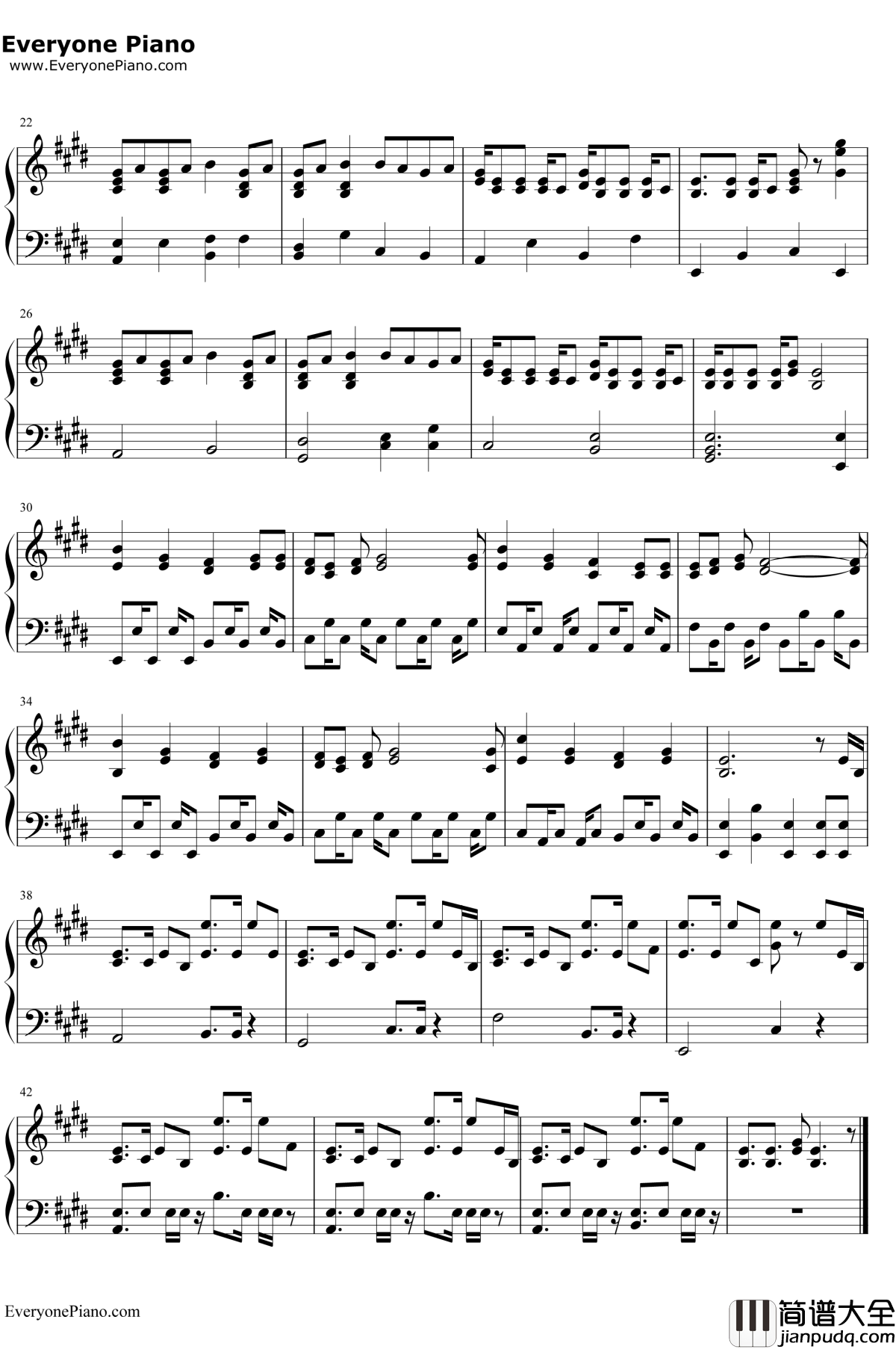 恋爱循环钢琴谱_花泽香菜_化物语OP