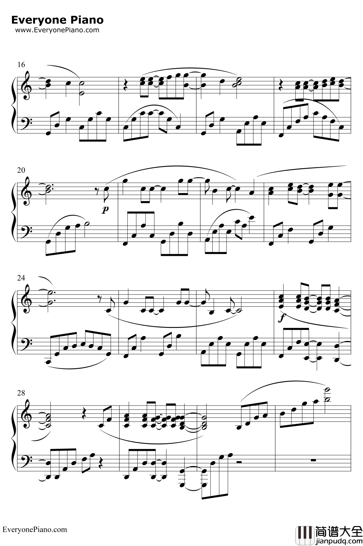 AngelEyes钢琴谱_JimBrickman_JimBrickman