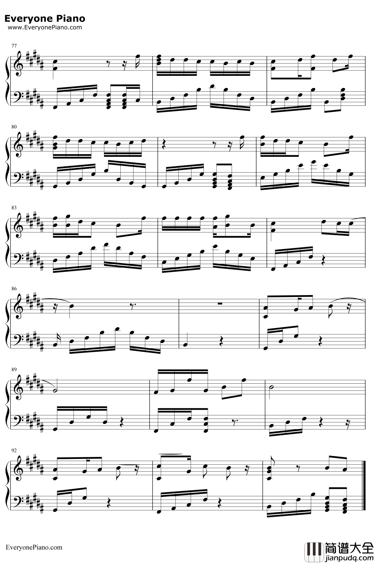 趁早钢琴谱_张宇_到后来才发现爱你是一种习惯