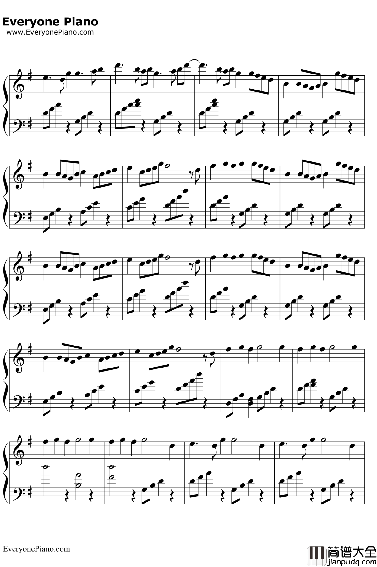 Give_Me_Your_Hand钢琴谱_乔治·温斯顿_GiveMeYourHand