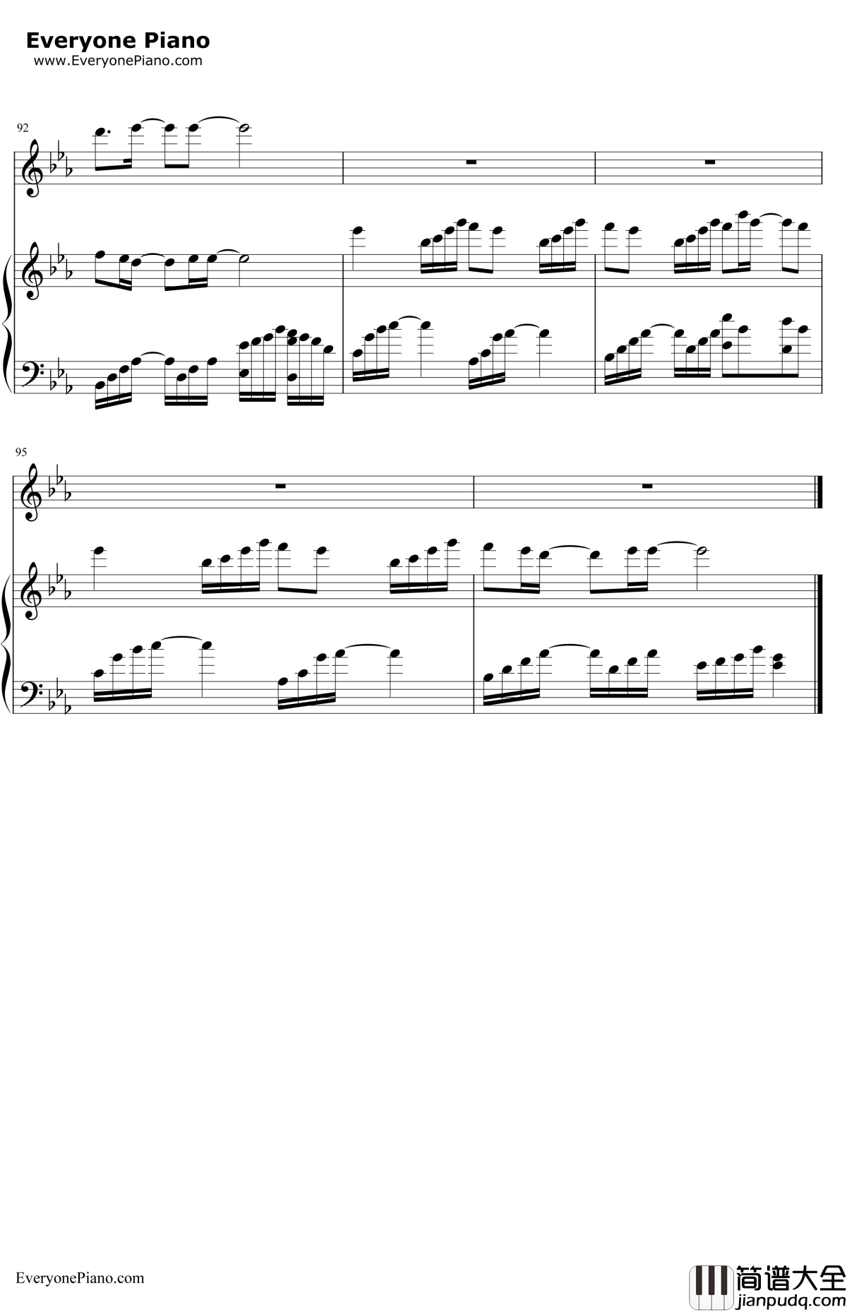 一半一半钢琴谱__洛天依