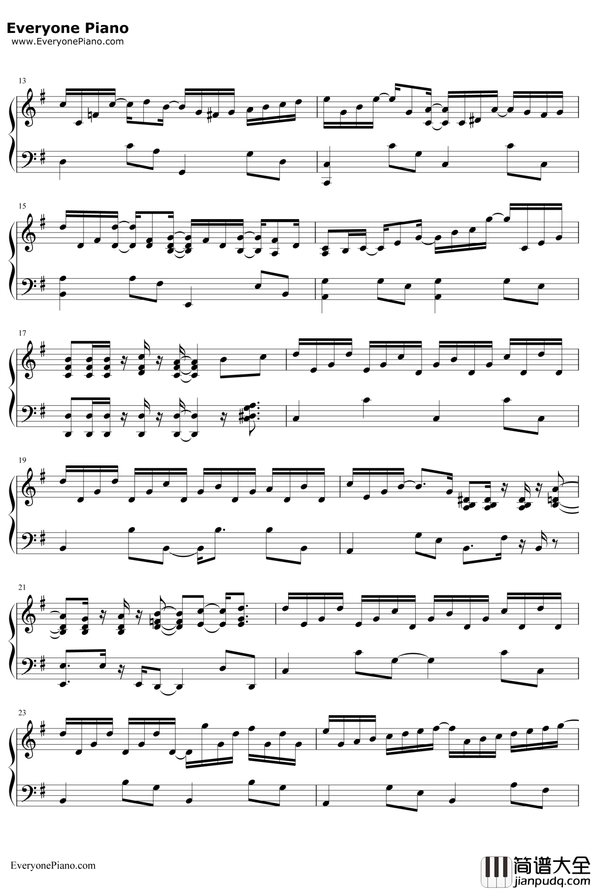 风的痕迹钢琴谱_VK克