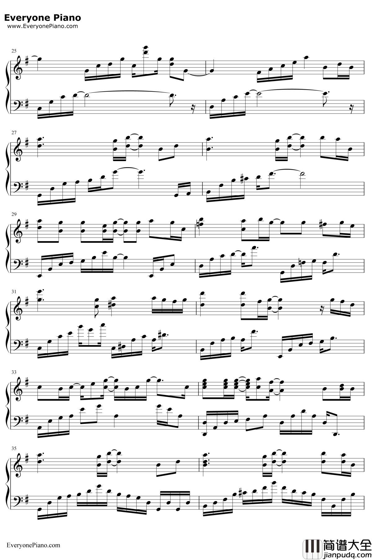 风的痕迹钢琴谱_VK克