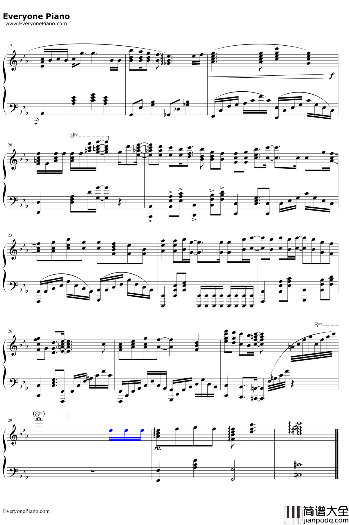 こんな世界知りたくなかった钢琴谱_泽井美空_斩赤红之瞳