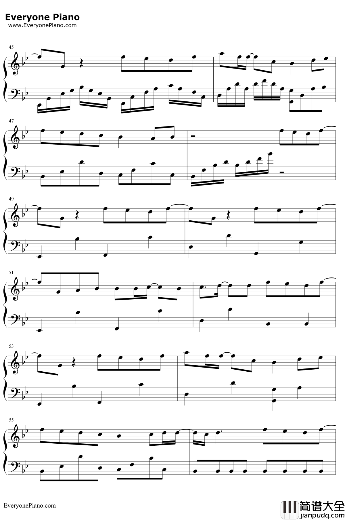 说谎钢琴谱__林宥嘉