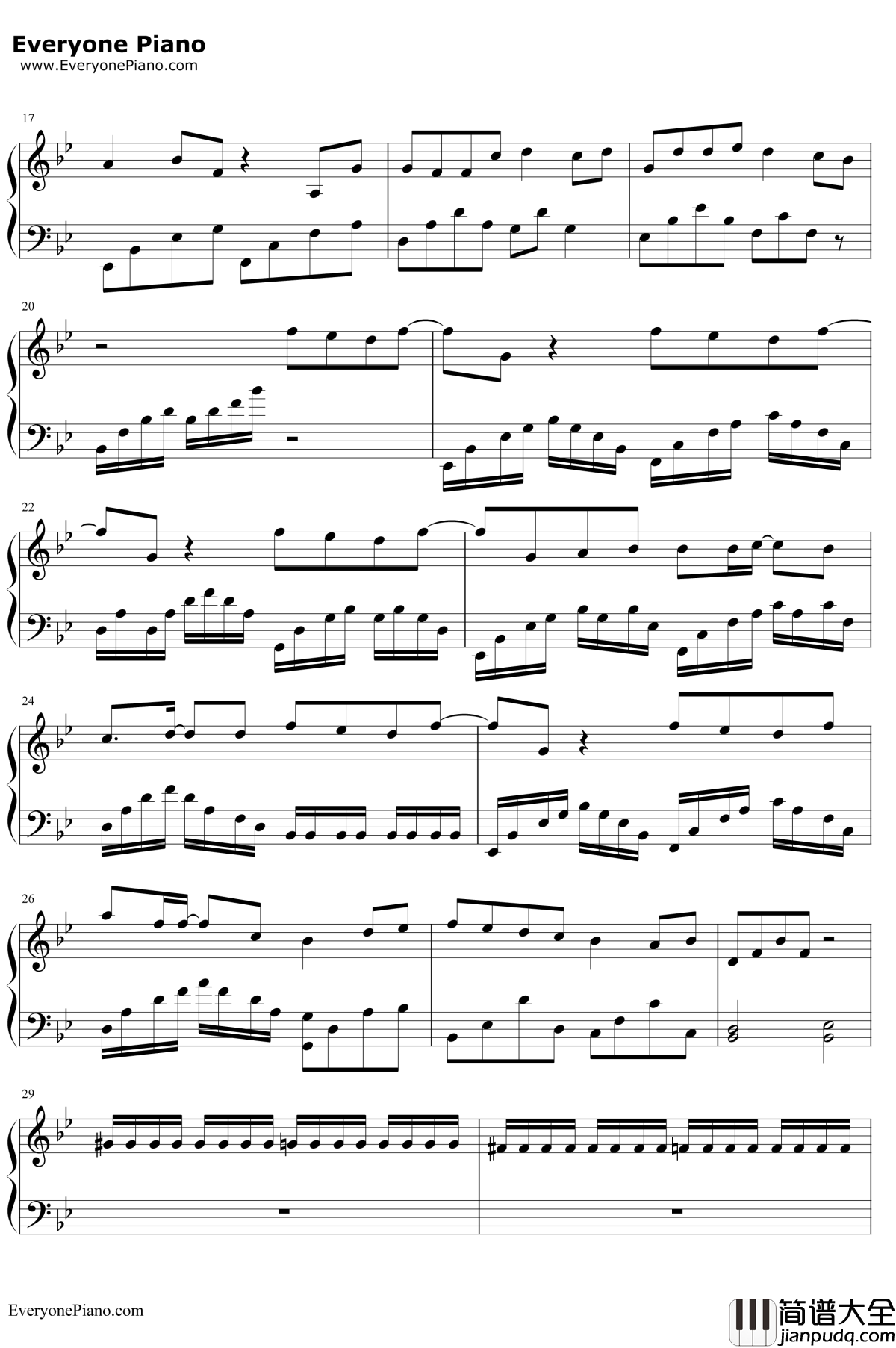 说谎钢琴谱__林宥嘉