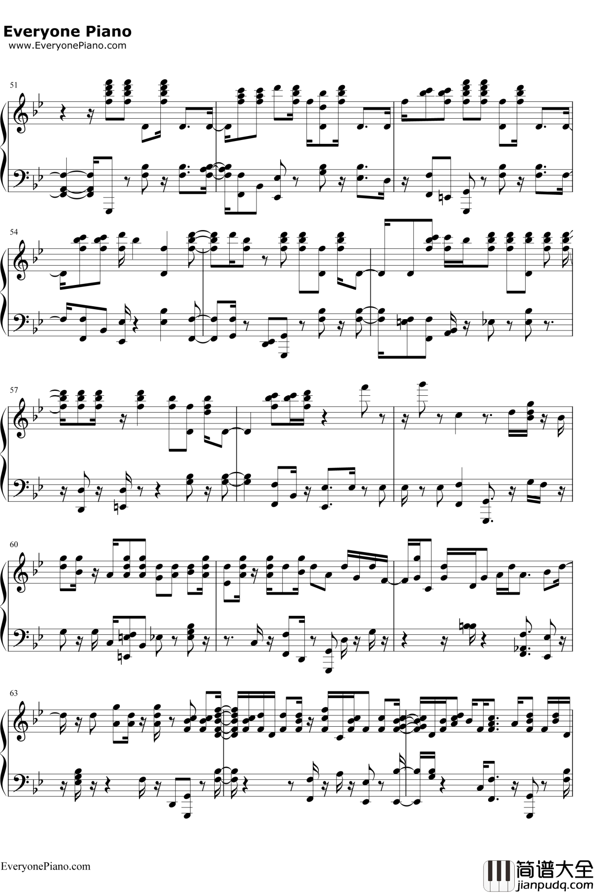 My_Type钢琴谱_TheChainsmokers