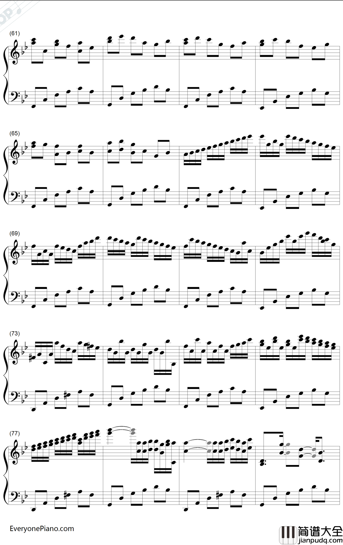 Sis_Puell_a_Magica钢琴谱_梶浦由记_魔法少女小圆OST