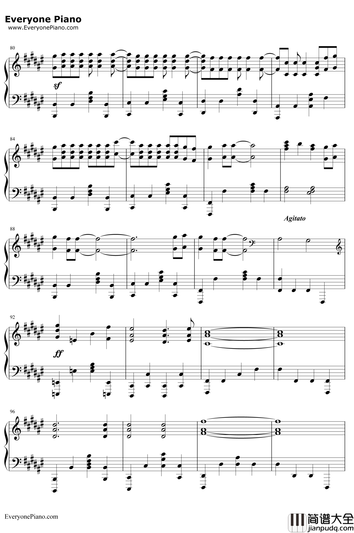 secret_base君がくれたもの钢琴谱_ZONE_完美版