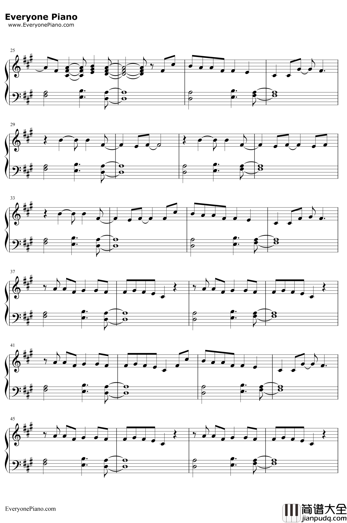 Find_You钢琴谱_NickJonas