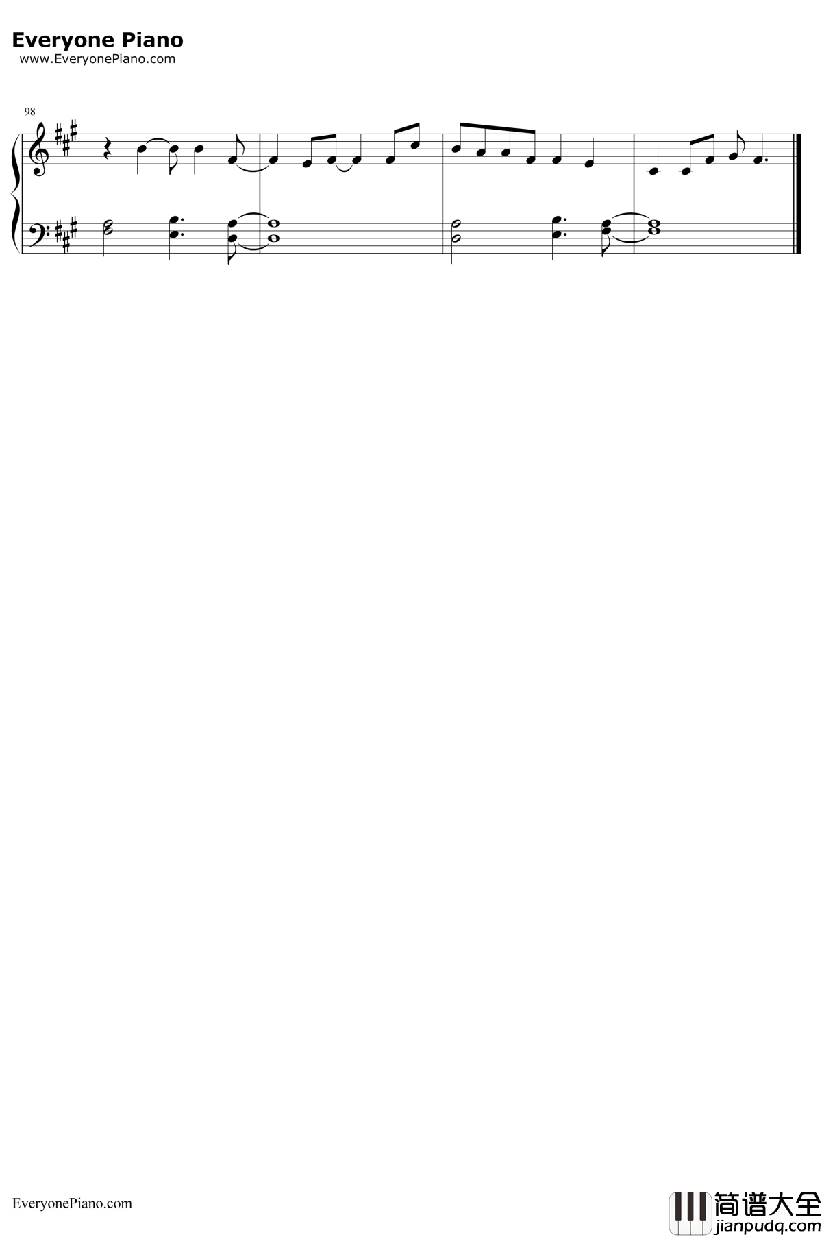 Find_You钢琴谱_NickJonas