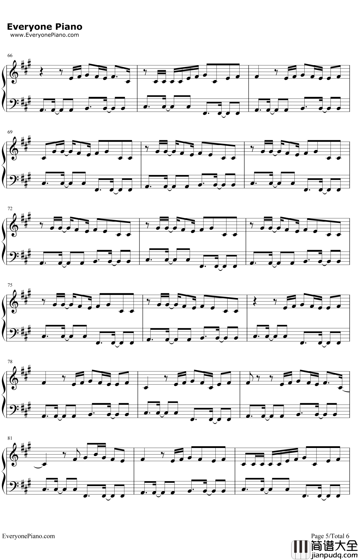 Shape_of_You钢琴谱_EdSheeran