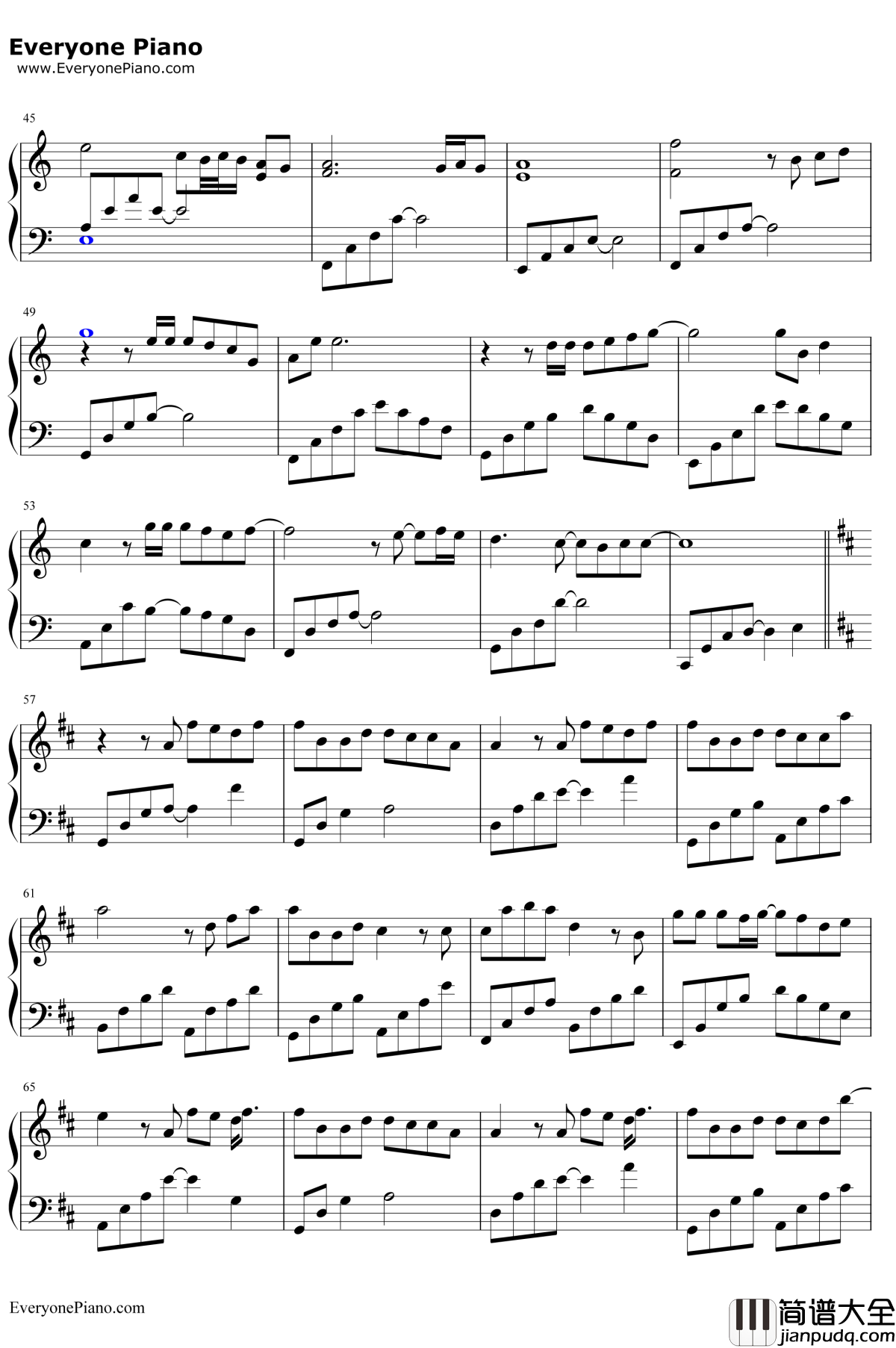 裂缝中的阳光钢琴谱__林俊杰