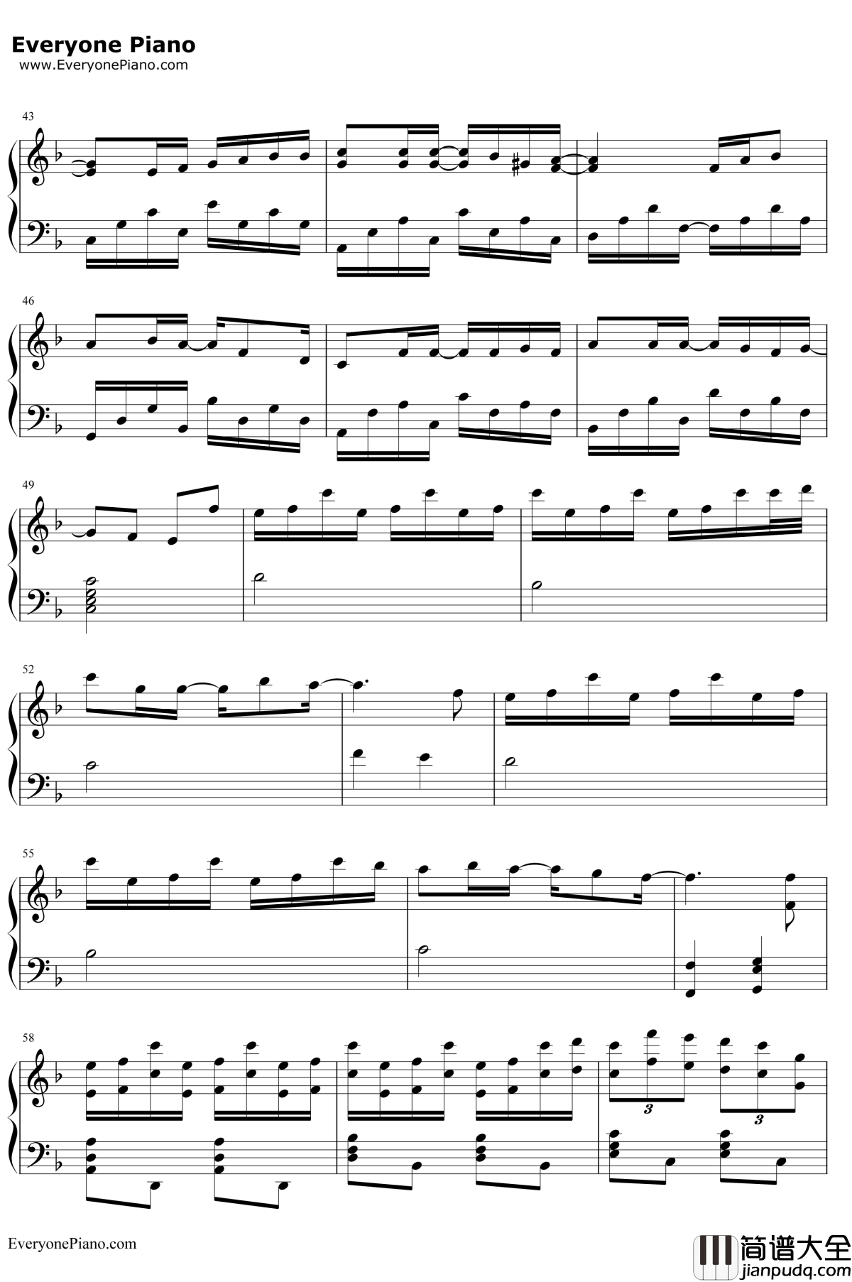 The_Letter钢琴谱_KIVΛ_Deemo背景音乐