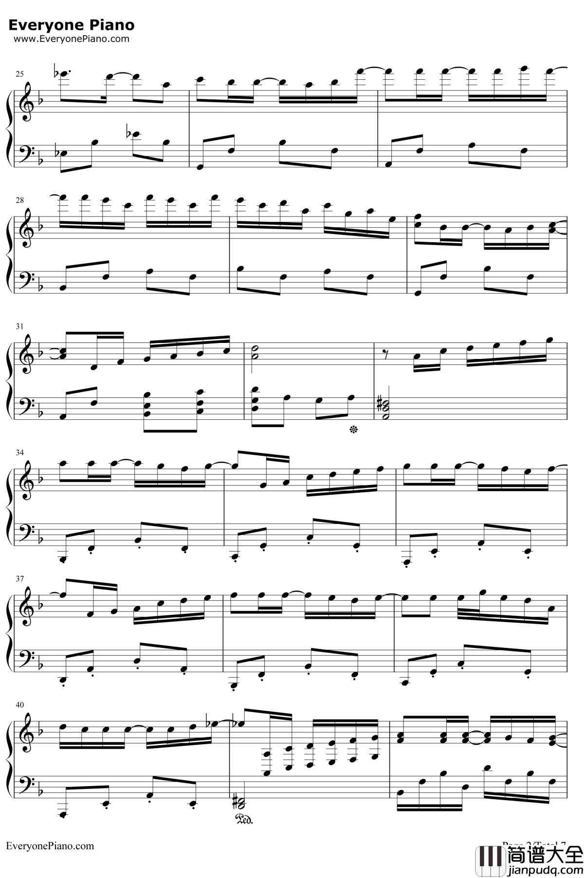 The_Letter钢琴谱_KIVΛ_Deemo背景音乐