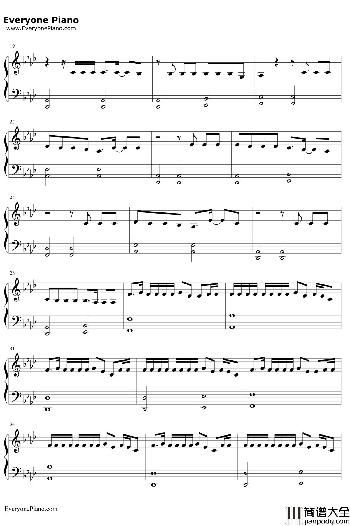 A_Different_Way钢琴谱_DJSnakeLauv