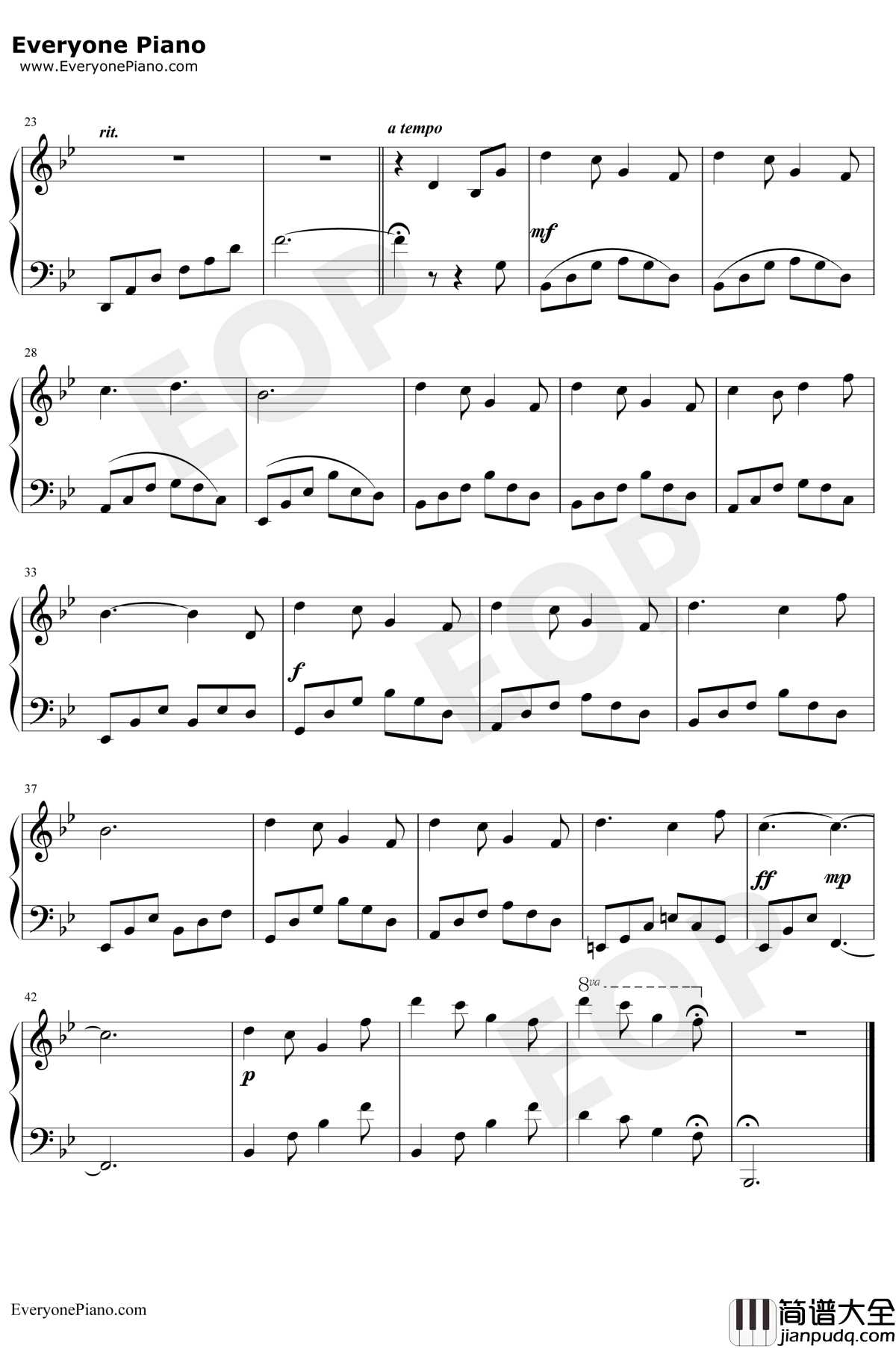 Minecraft背景音乐钢琴谱_丹尼尔·罗森菲尔德C418