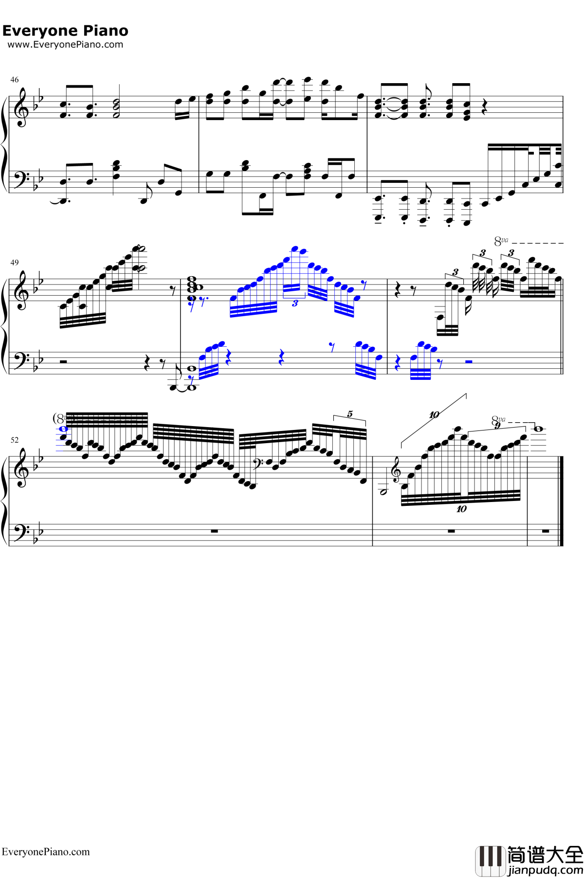 CLICK钢琴谱_Claris_伪恋OP