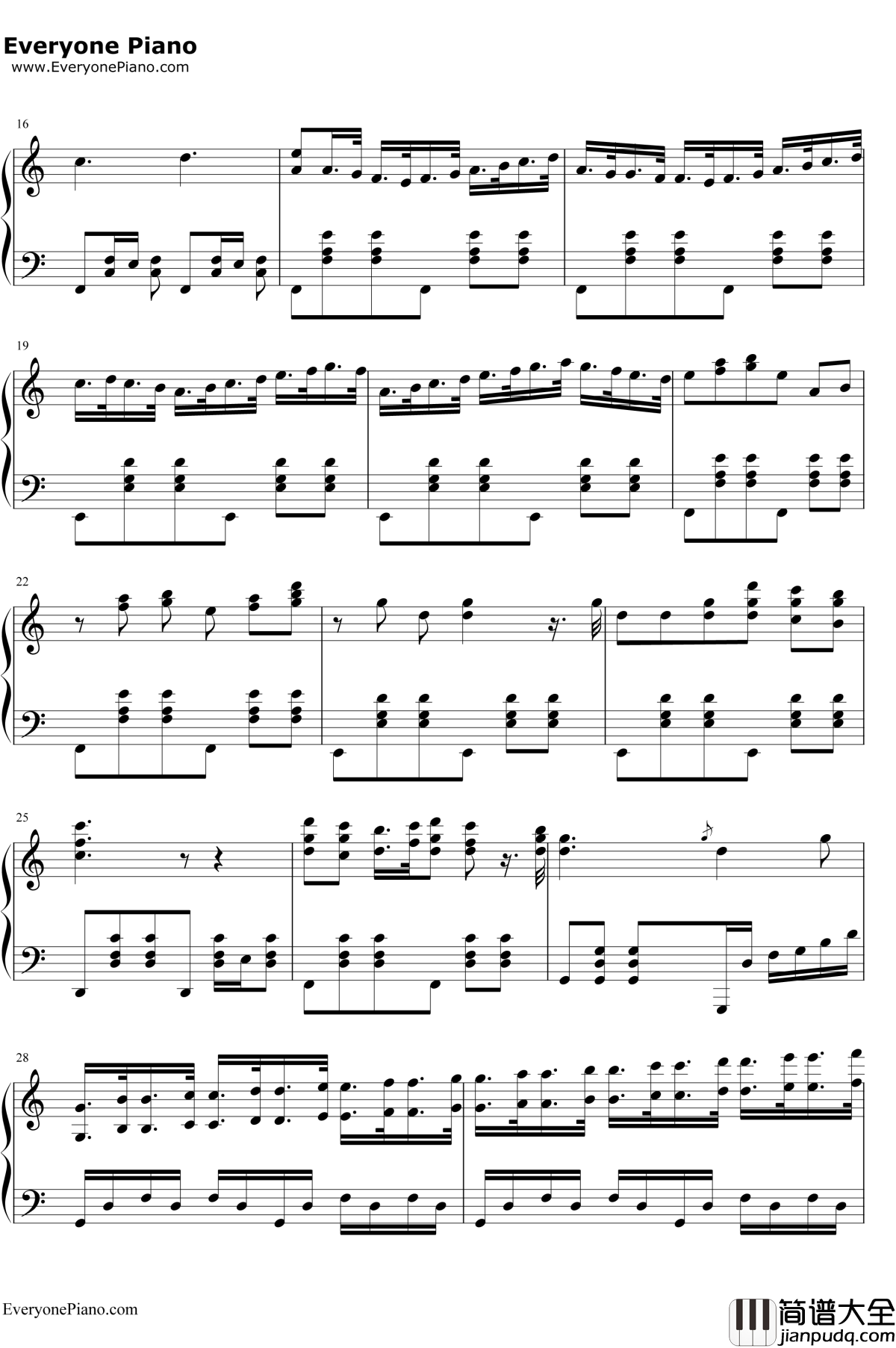 Dream钢琴谱_Rayark_Deemo古树旋律